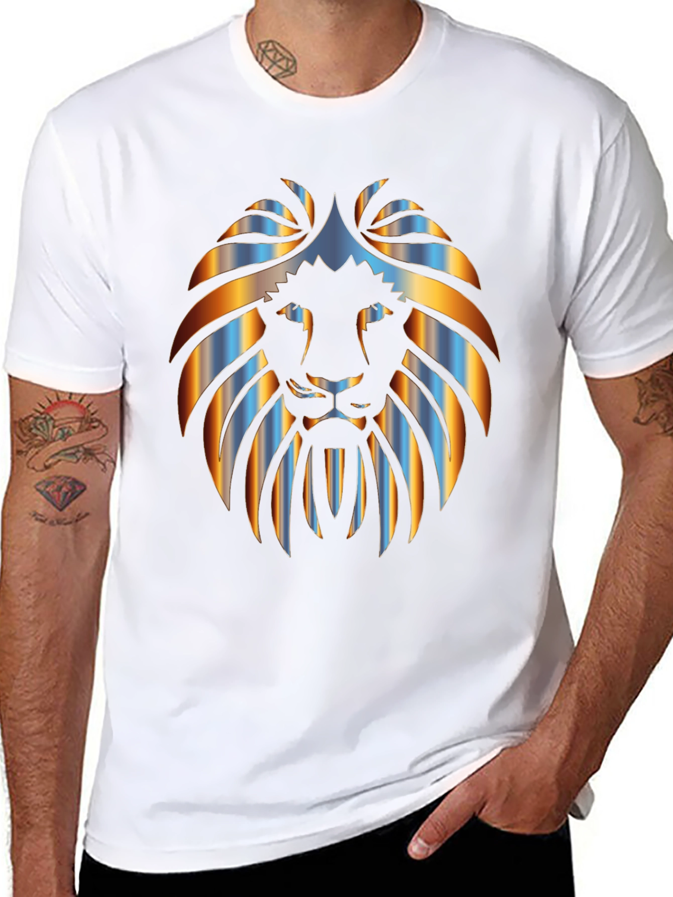 Lion Graphic Tee - Bold Style Comfortable Fit