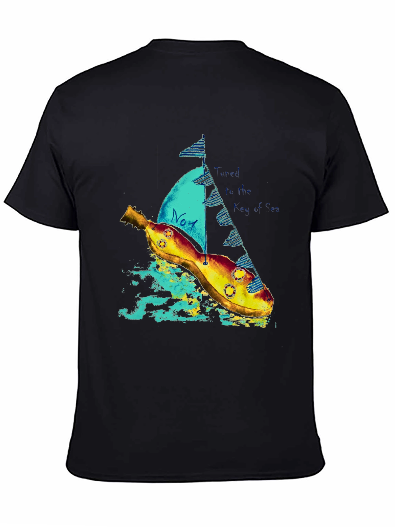 Banana Sailboat Graphic Tee - Unique & Comfortable