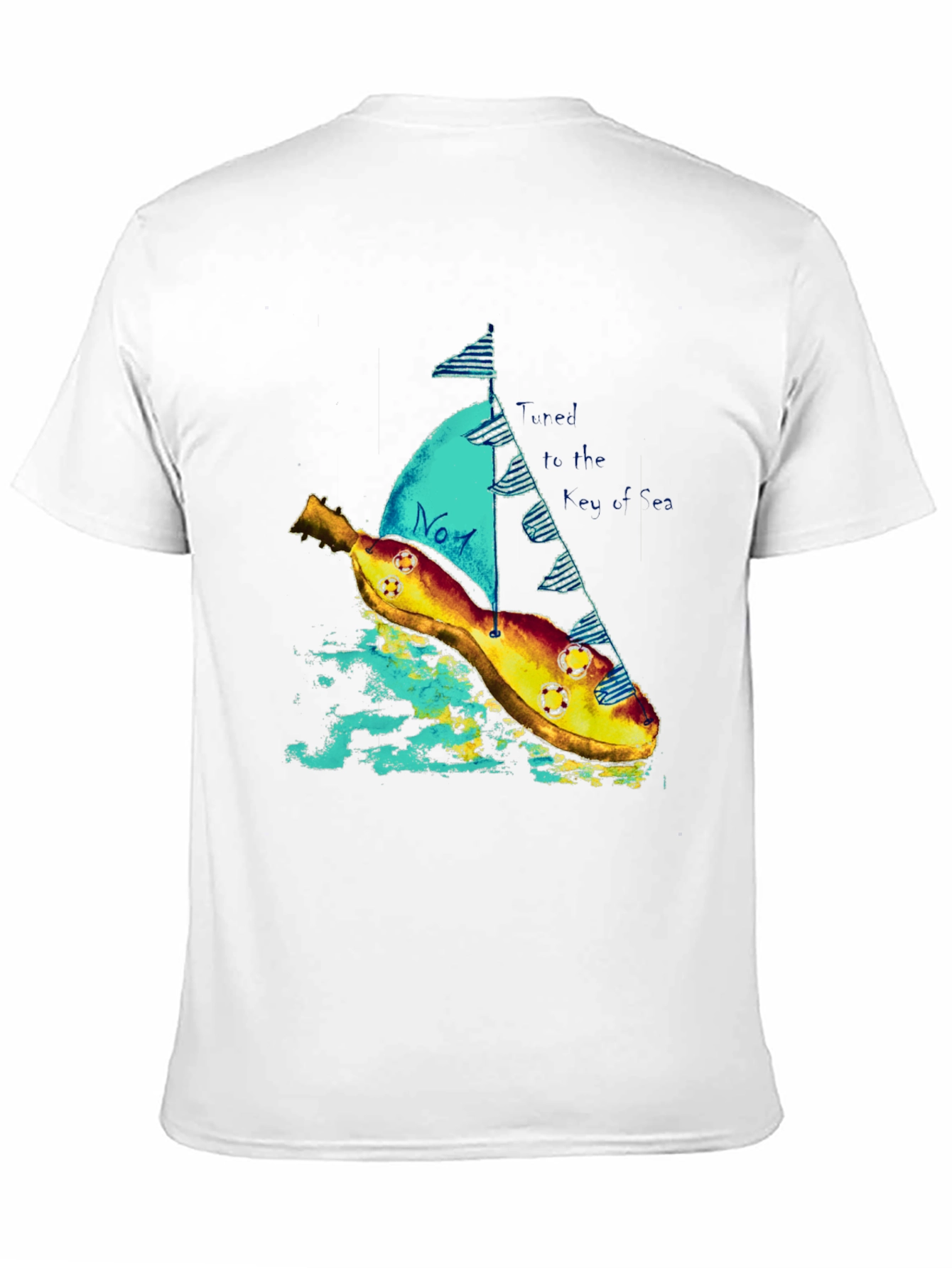 Banana Sailboat Graphic Tee - Unique & Comfortable