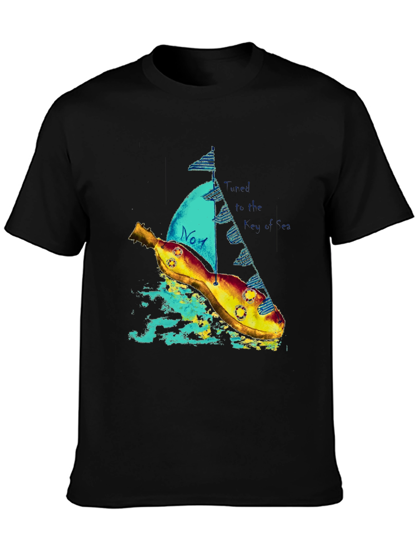 Banana Sailboat Graphic Tee - Unique & Comfortable