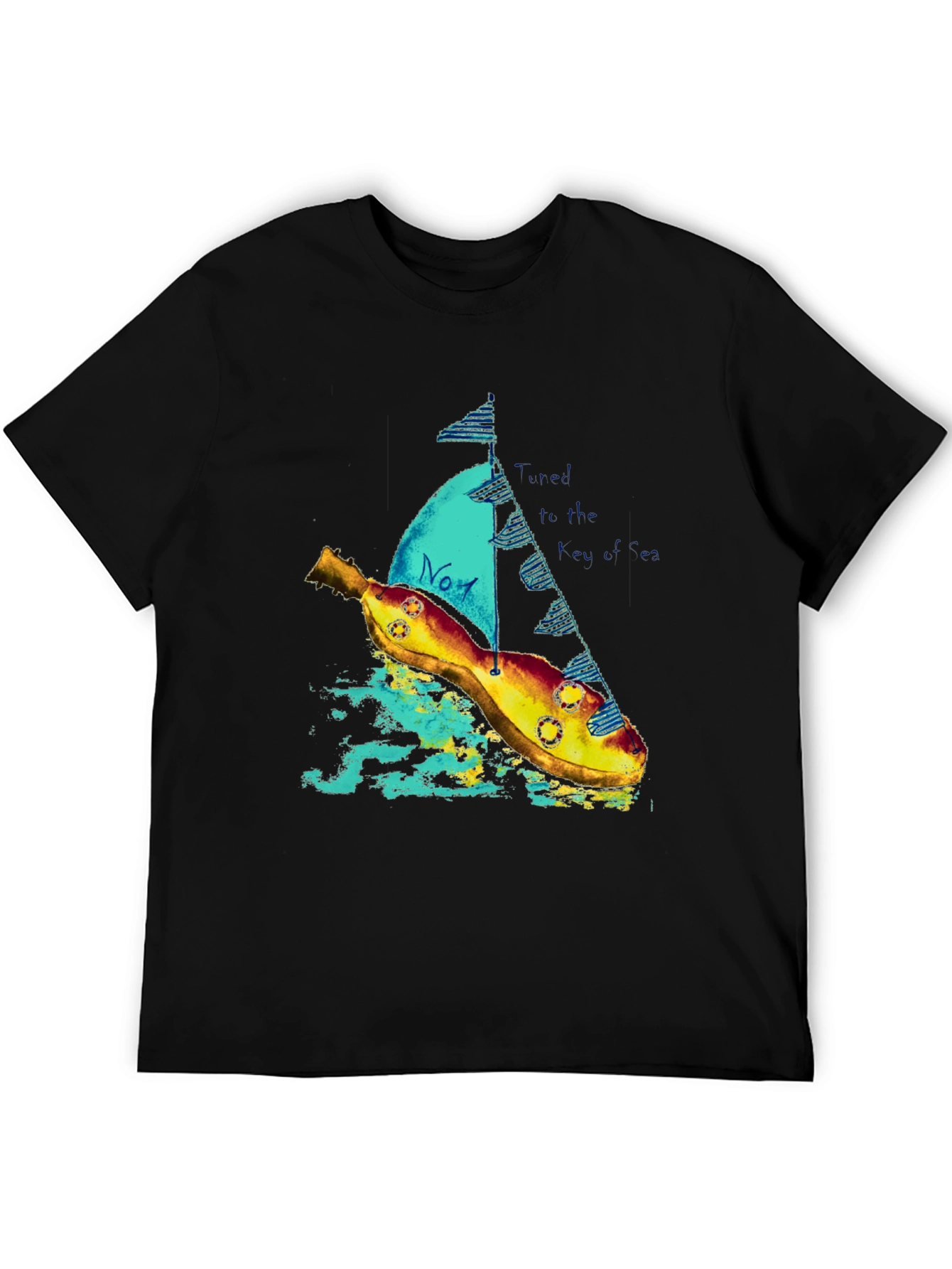 Banana Sailboat Graphic Tee - Unique & Comfortable