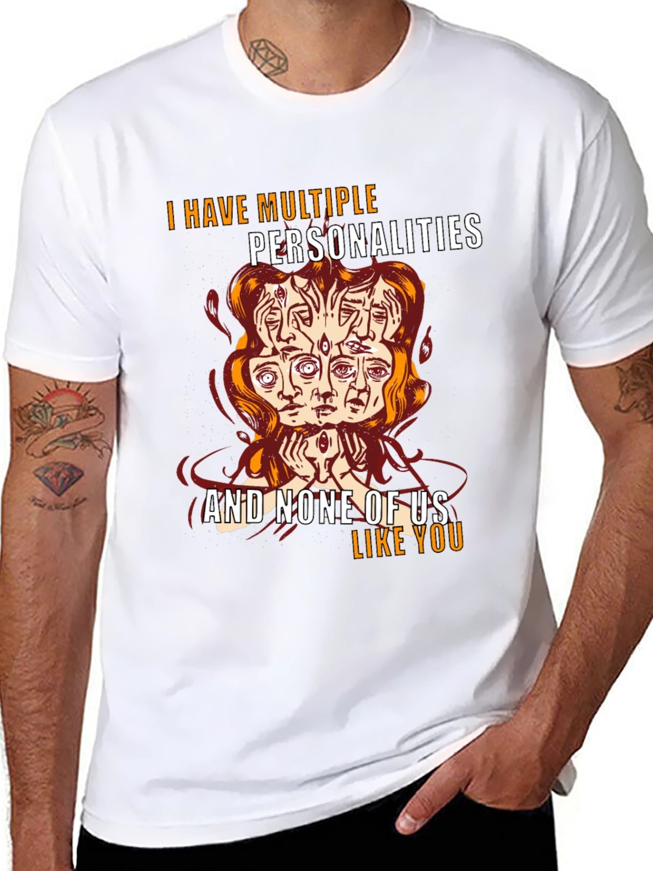 Multiple Personalities Graphic T-Shirt