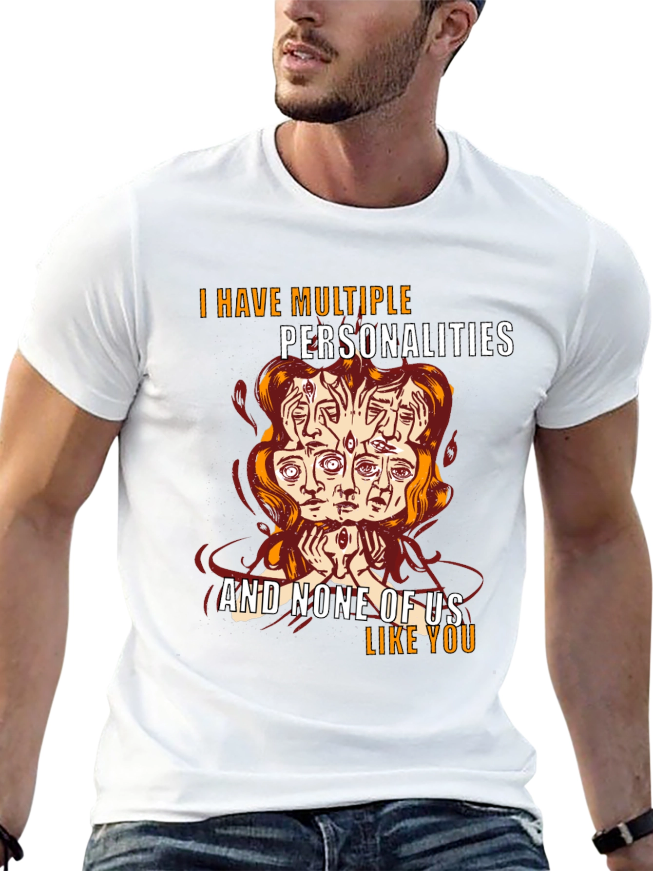 Multiple Personalities Graphic T-Shirt