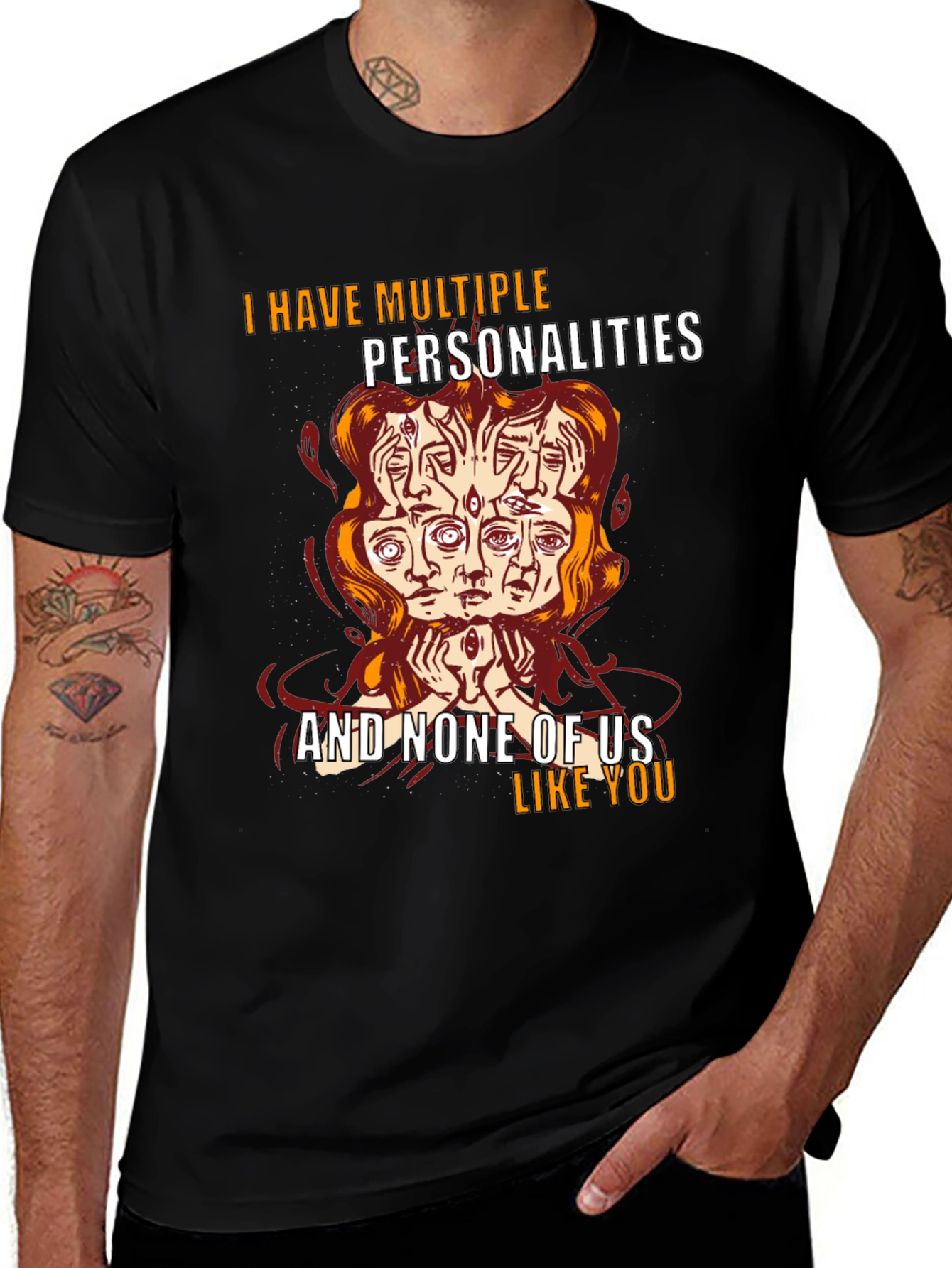 Multiple Personalities Graphic T-Shirt