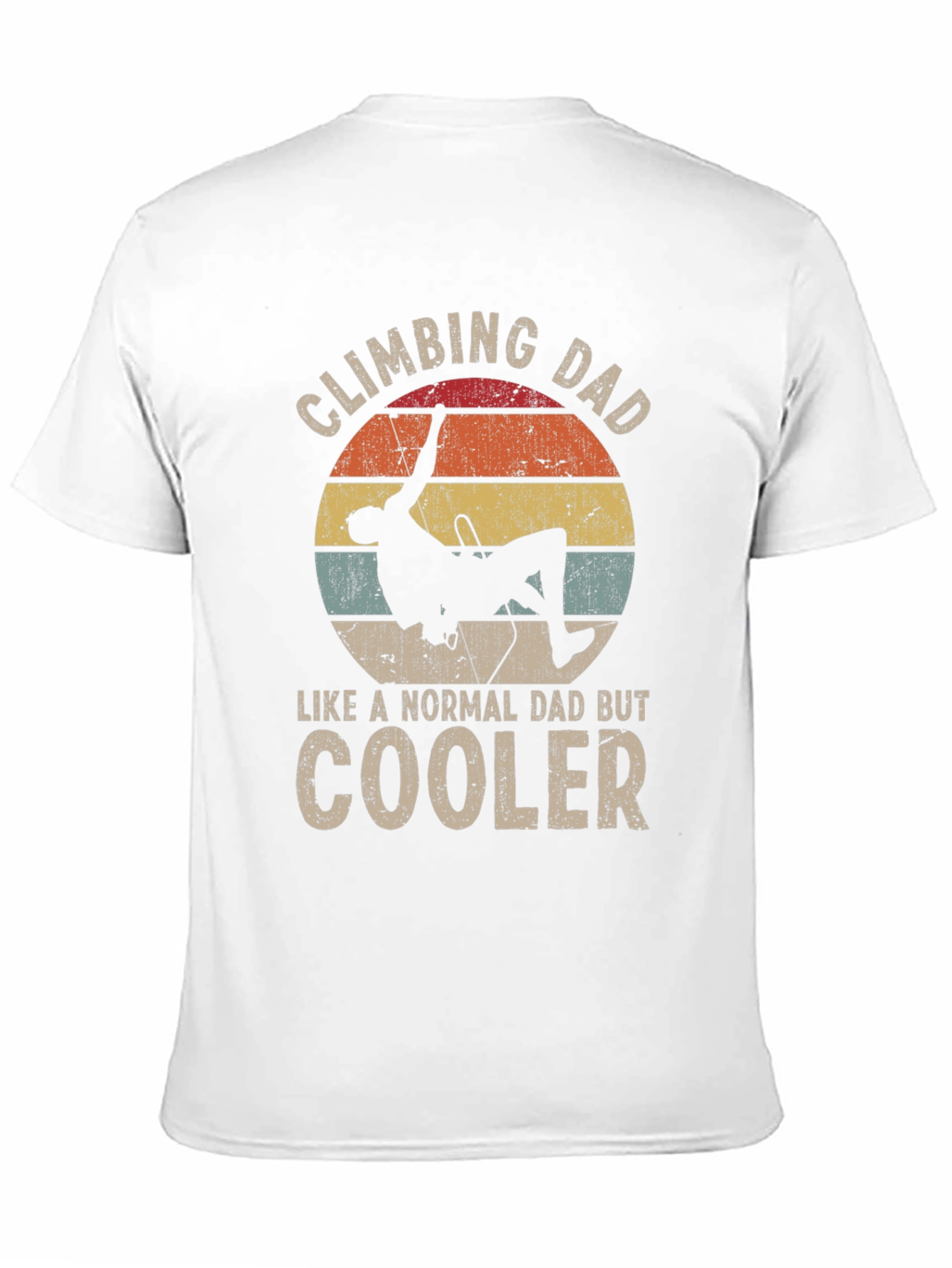 Climbing Dad T-Shirt - Cool Climber Design