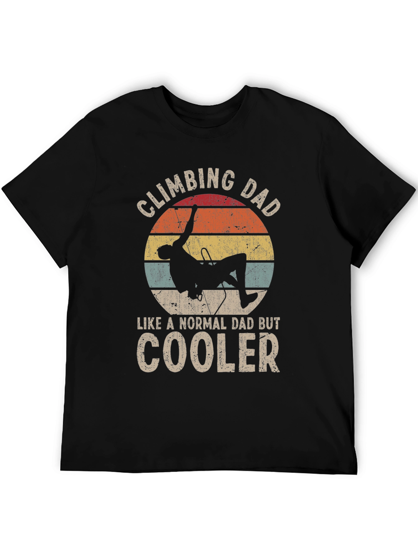 Climbing Dad T-Shirt - Cool Climber Design