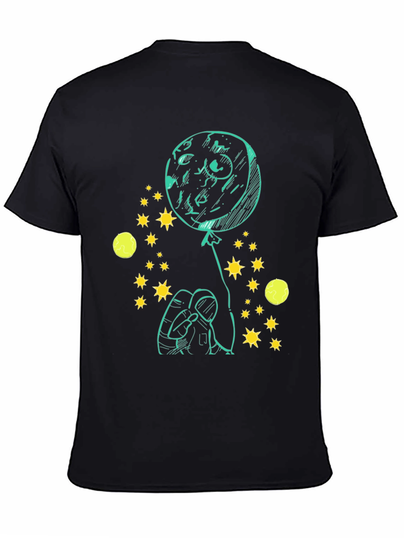 Astronaut Moon Balloon T-Shirt