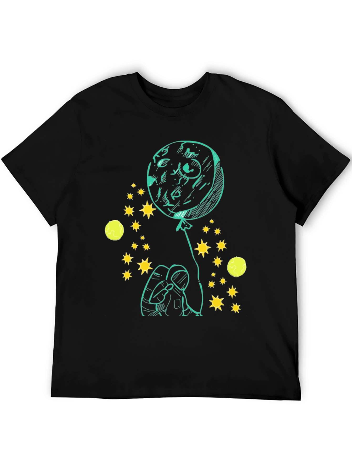 Astronaut Moon Balloon T-Shirt