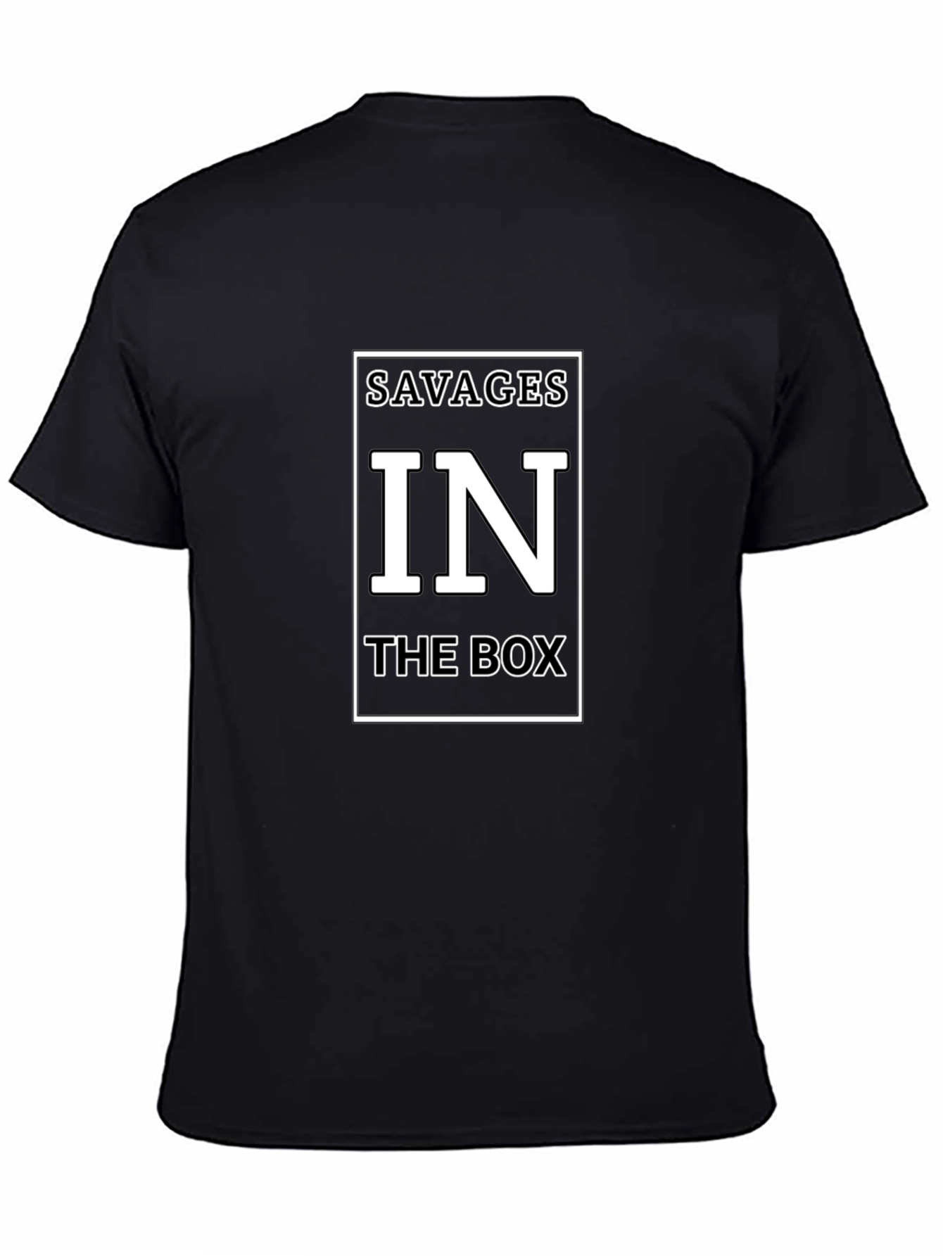 Savages in The Box Graphic T-Shirt - Black