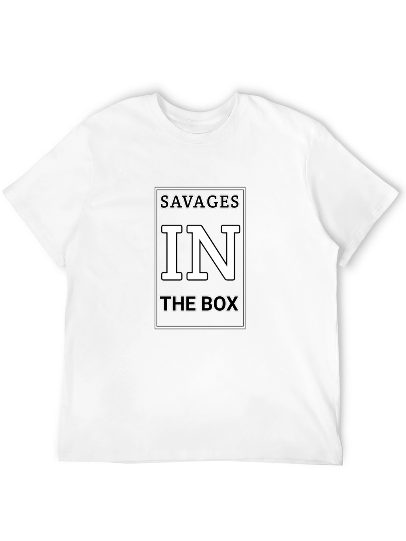 Savages in The Box Graphic T-Shirt - Black