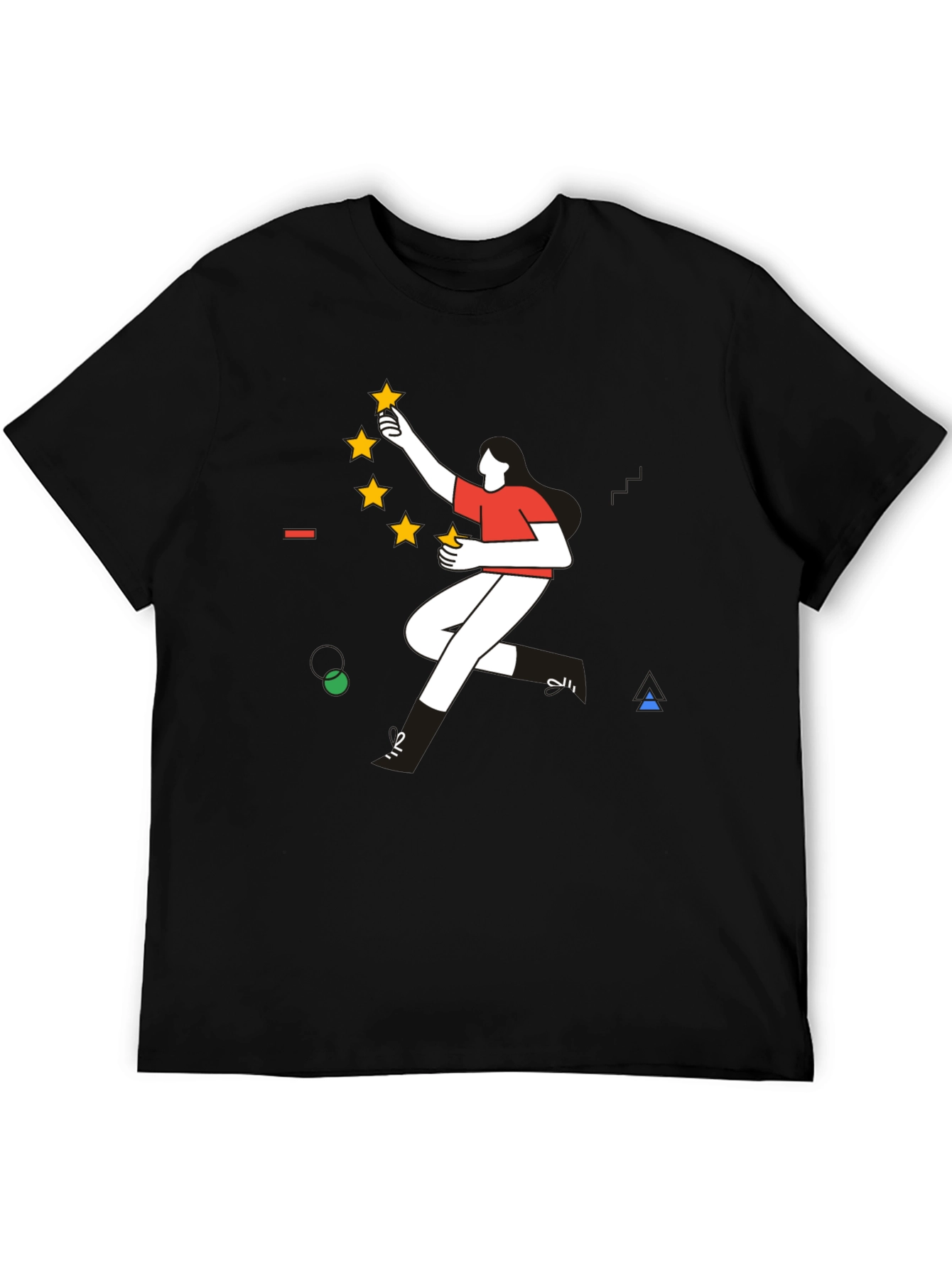 Modern Graphic Tee - Reach for the Stars