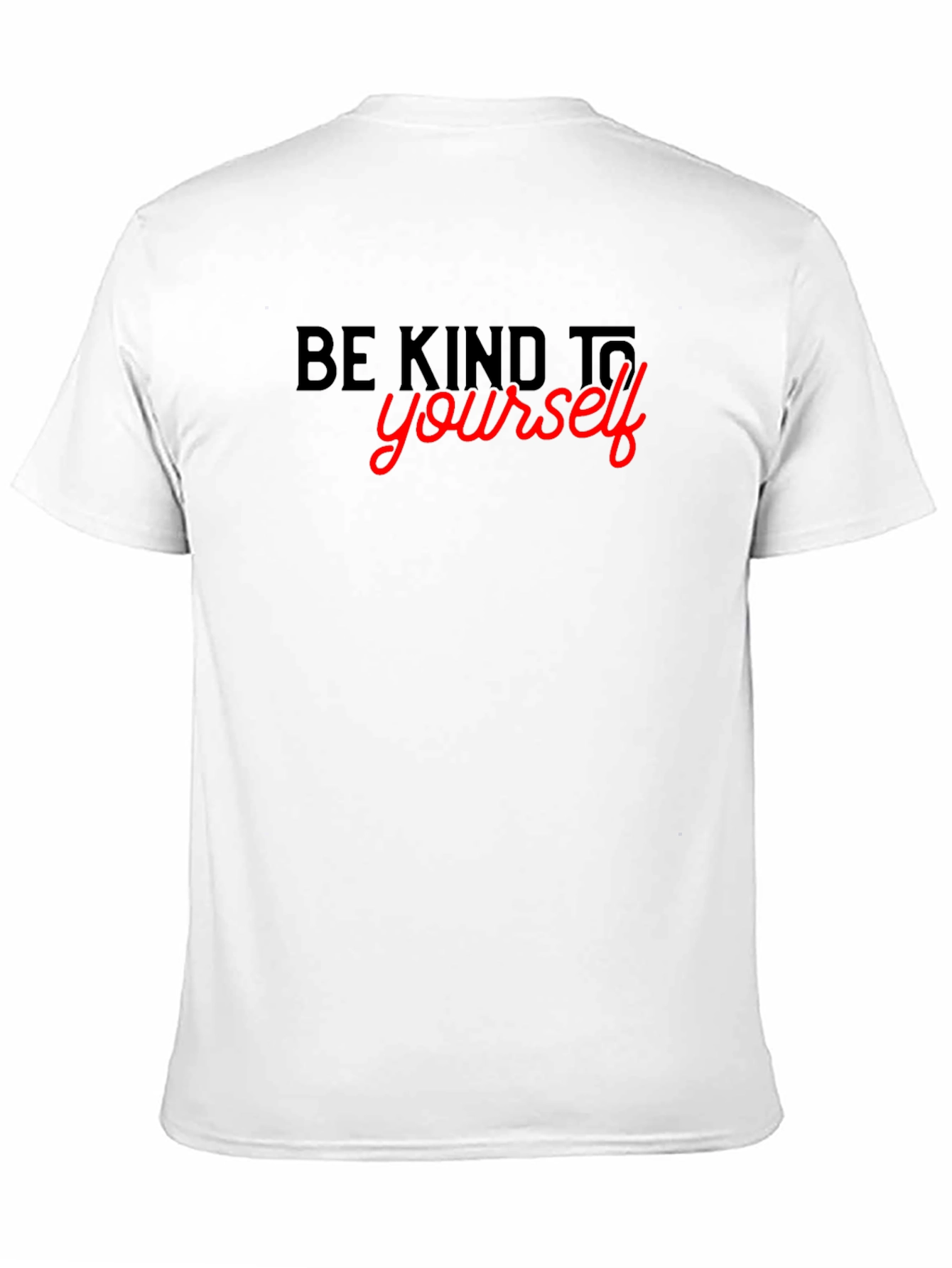 Be Kind to Yourself Black Graphic Tee