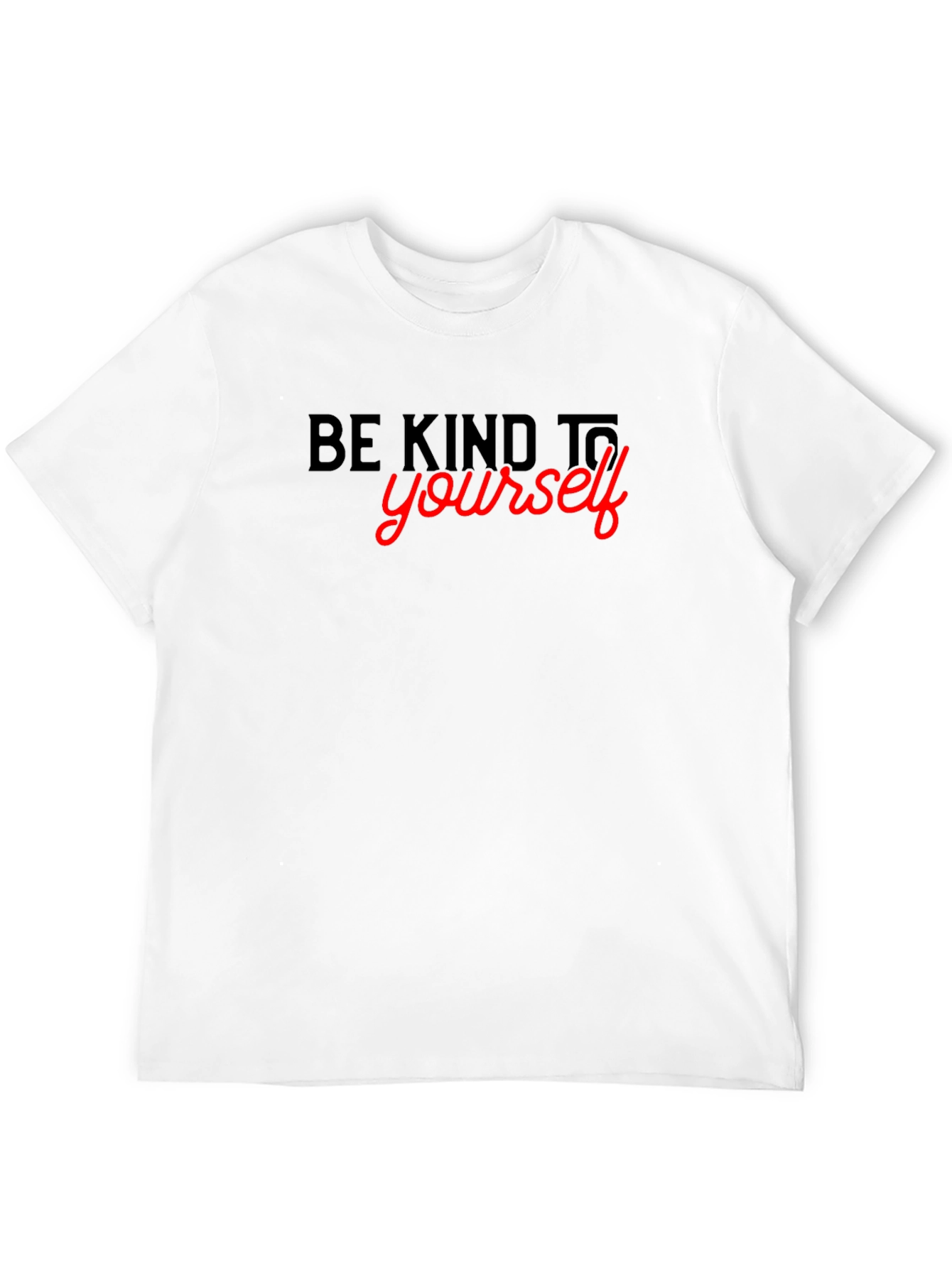 Be Kind to Yourself Black Graphic Tee