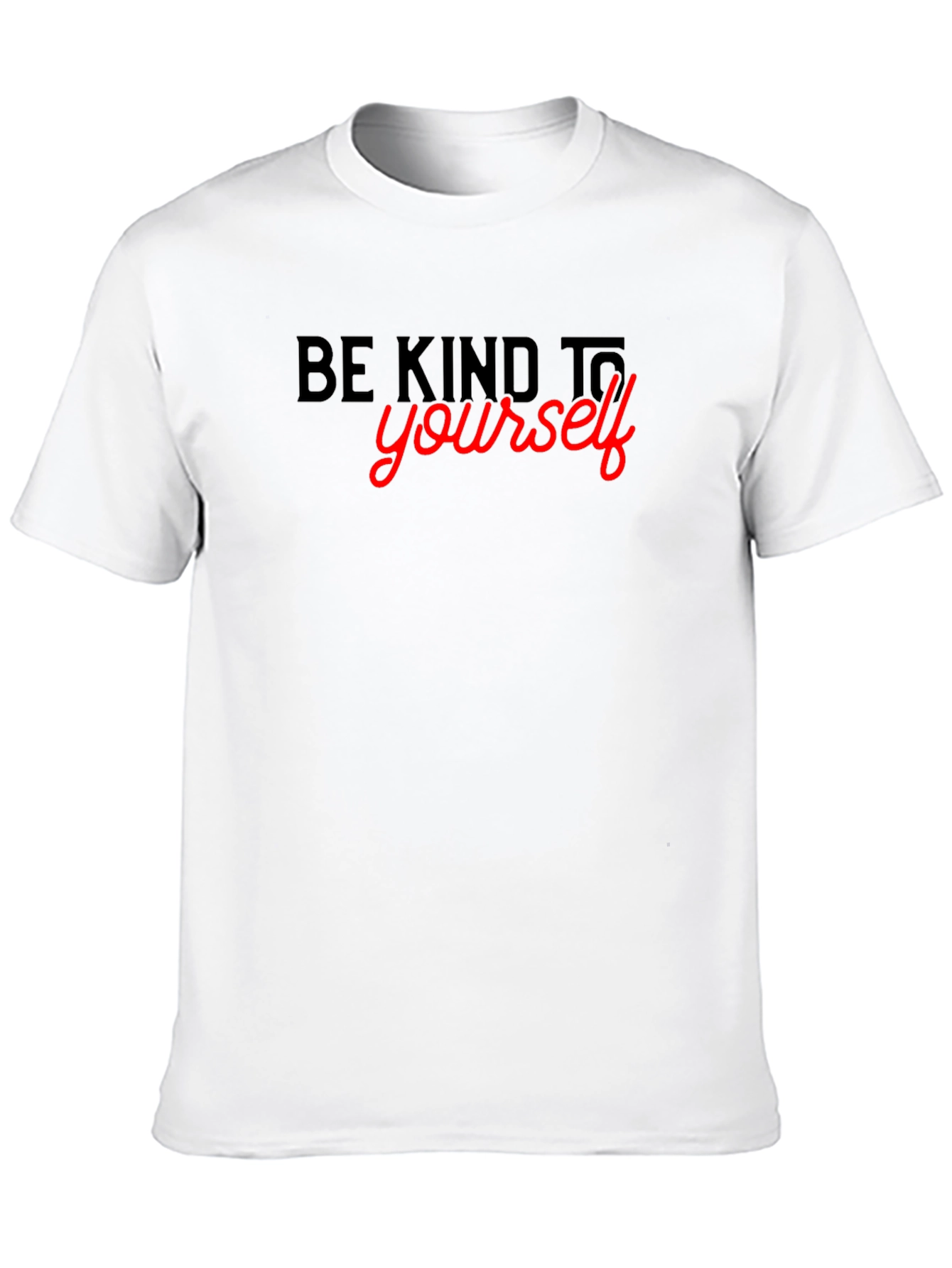 Be Kind to Yourself Black Graphic Tee