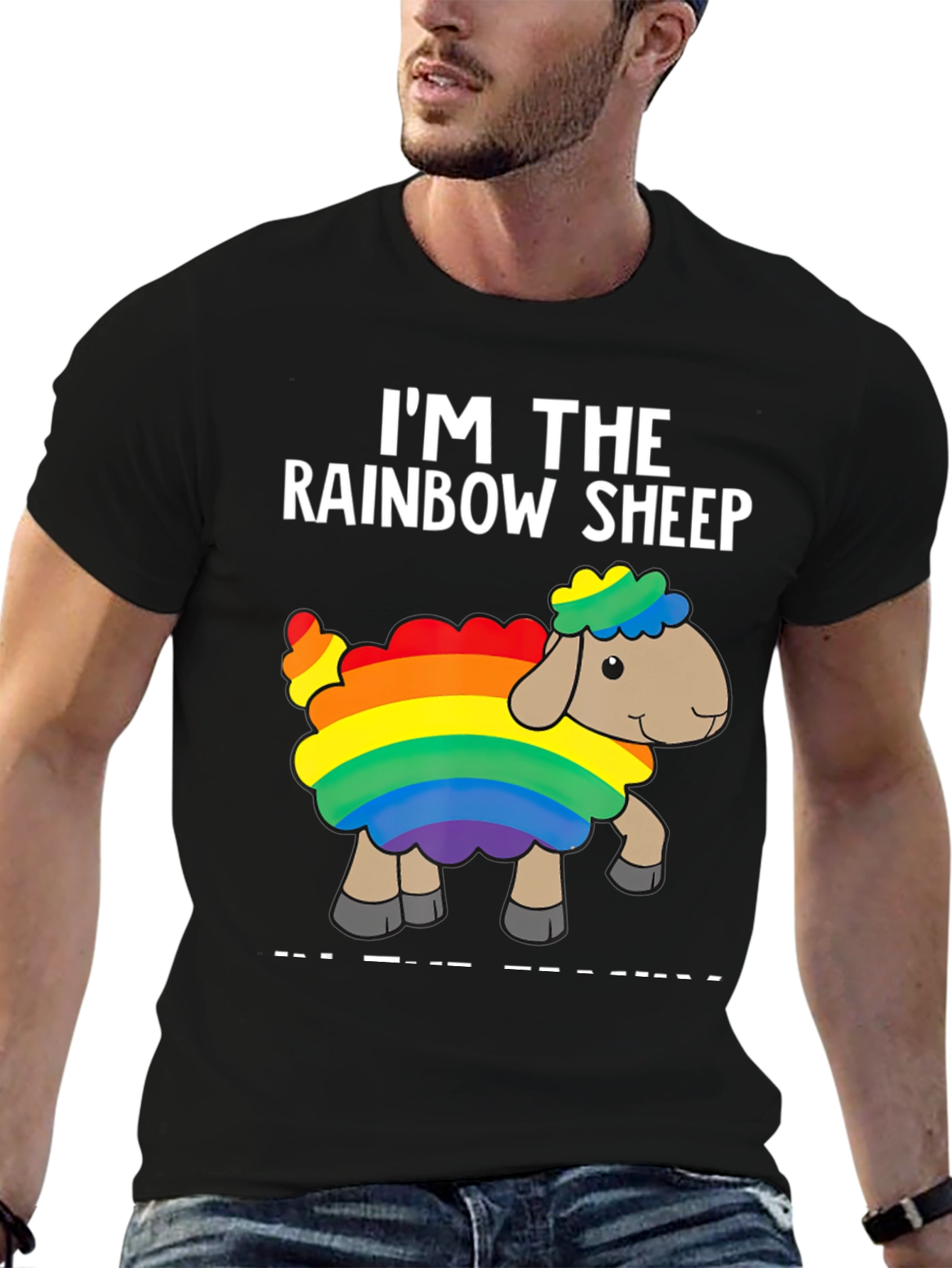 Rainbow Sheep T-Shirt - Pride Apparel