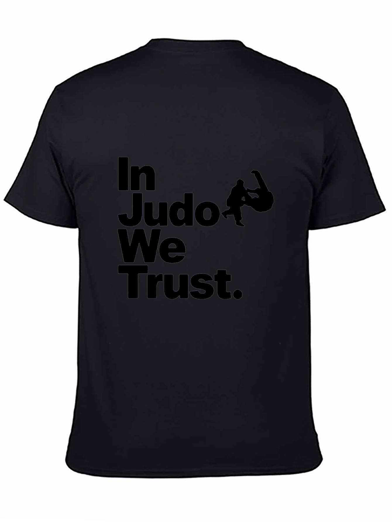 In Judo We Trust Black T-Shirt