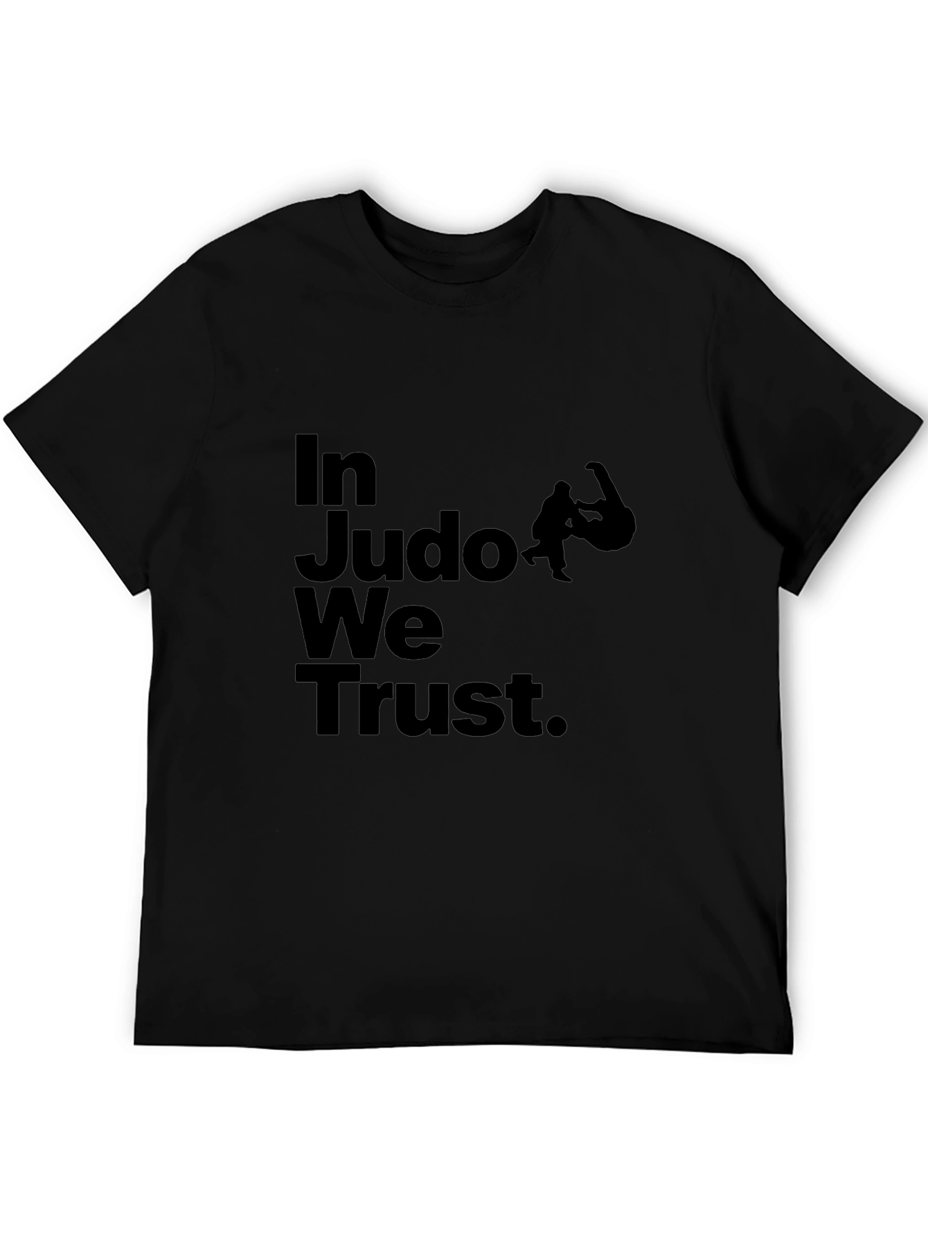 In Judo We Trust Black T-Shirt