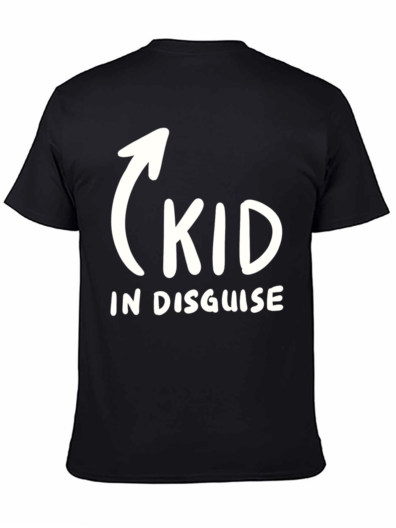 Kid In Disguise Funny Graphic T-Shirt