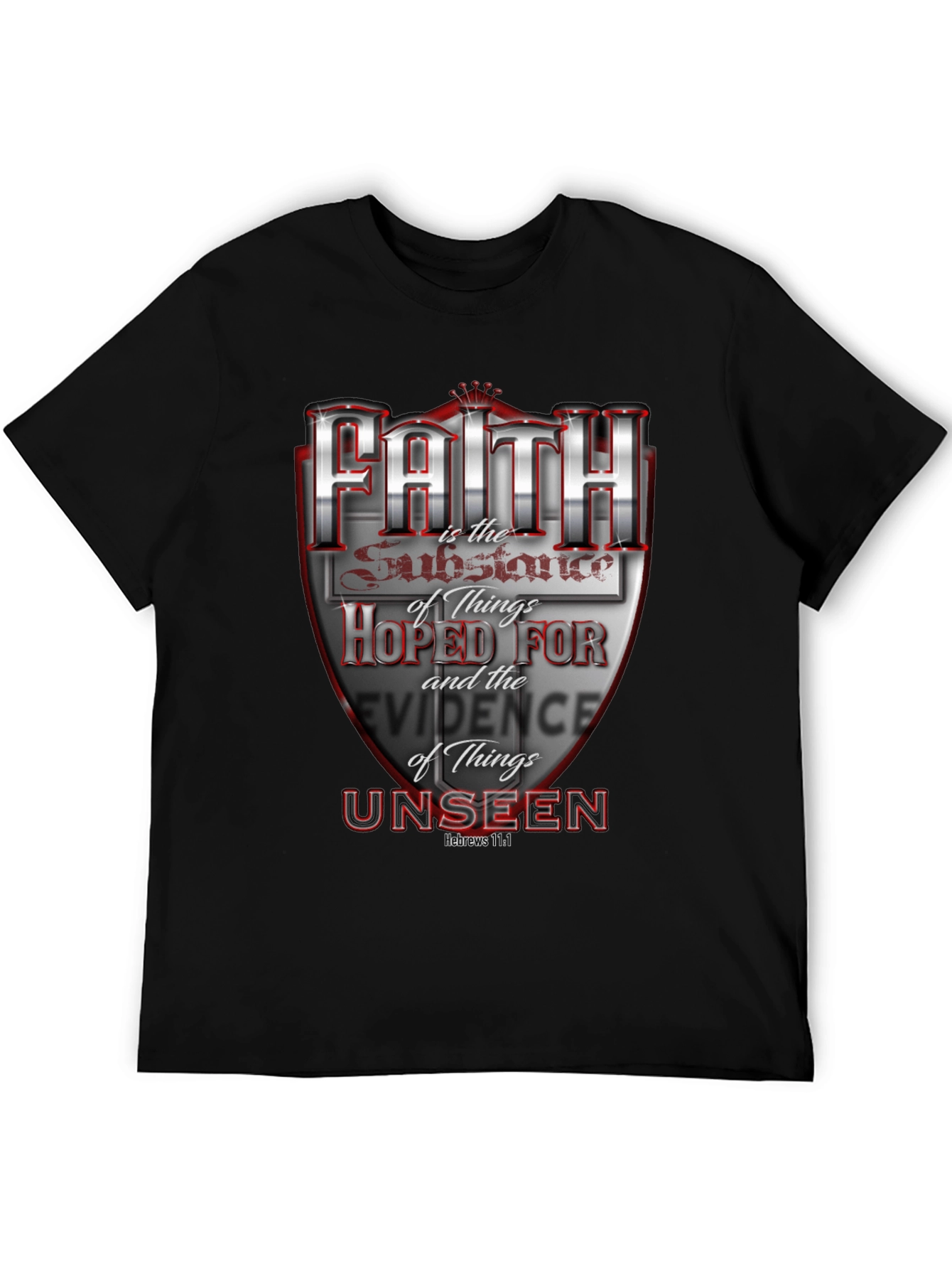 Faith Hebrews 11:1 Graphic T-Shirt