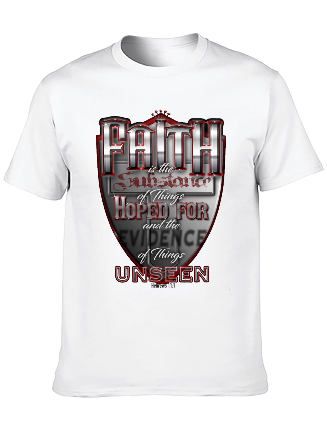 Faith Hebrews 11:1 Graphic T-Shirt