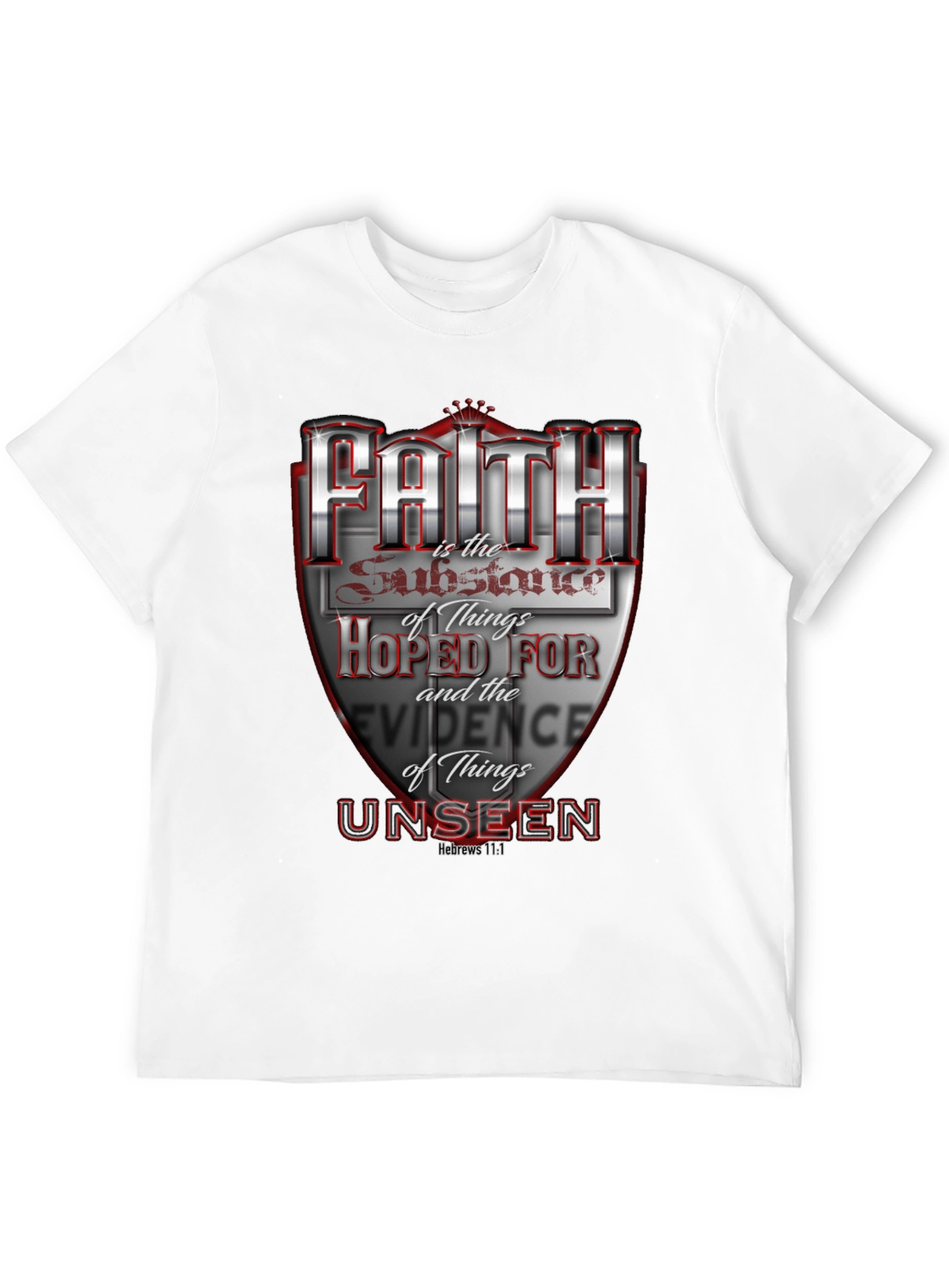 Faith Hebrews 11:1 Graphic T-Shirt