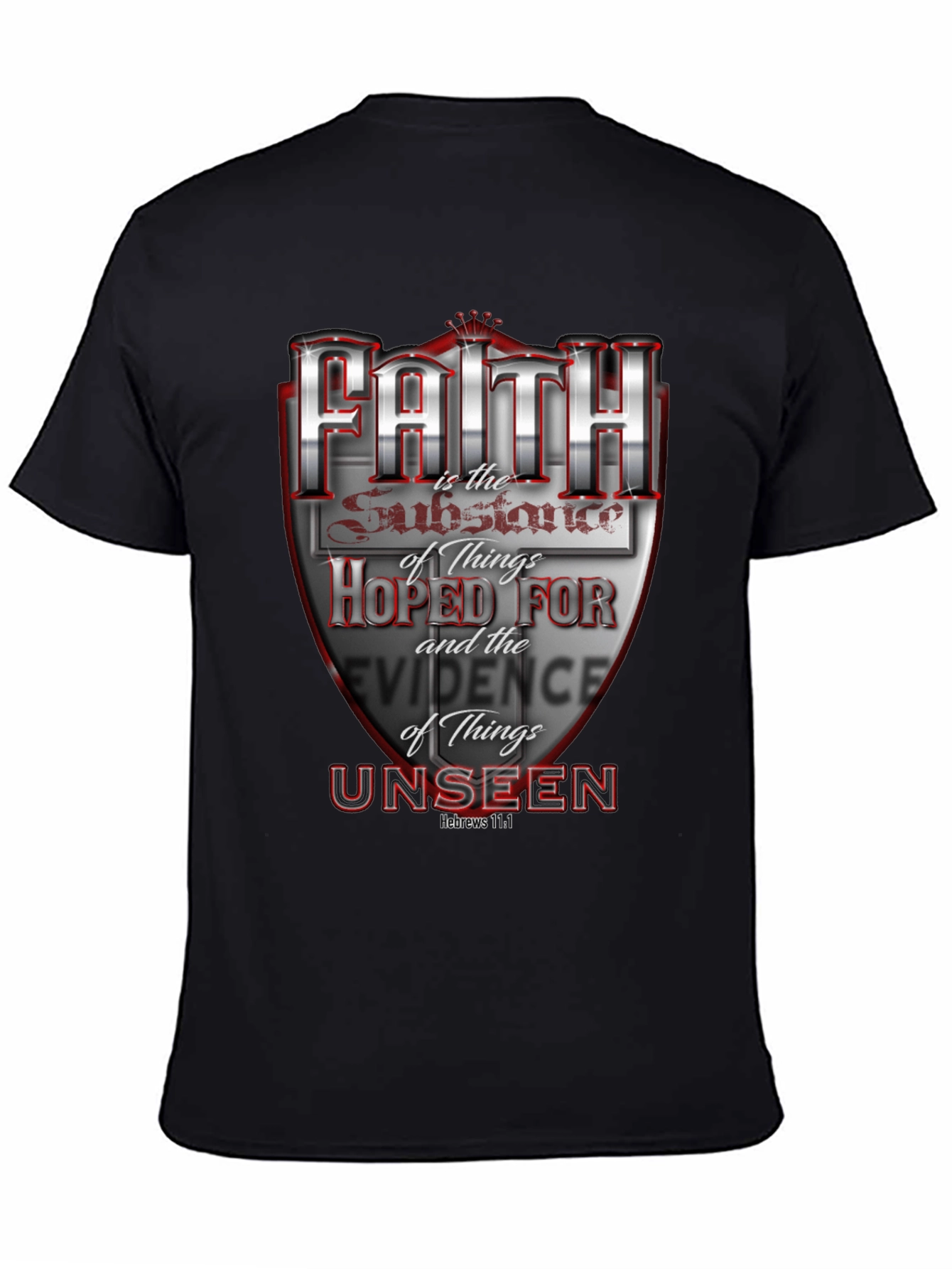 Faith Hebrews 11:1 Graphic T-Shirt