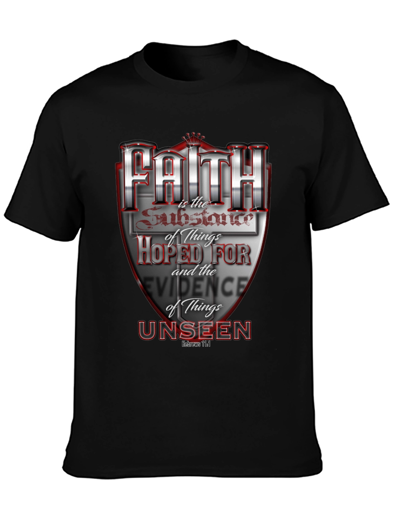 Faith Hebrews 11:1 Graphic T-Shirt
