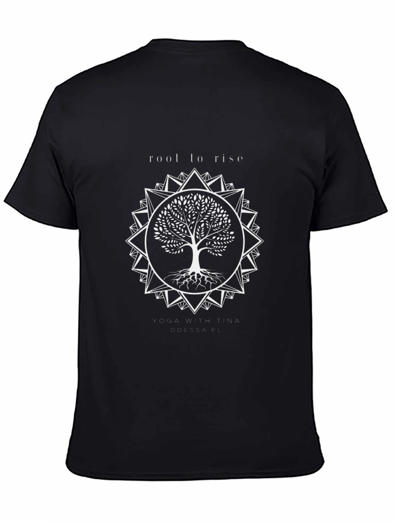 Root to Rise Tree Graphic Tee - Black
