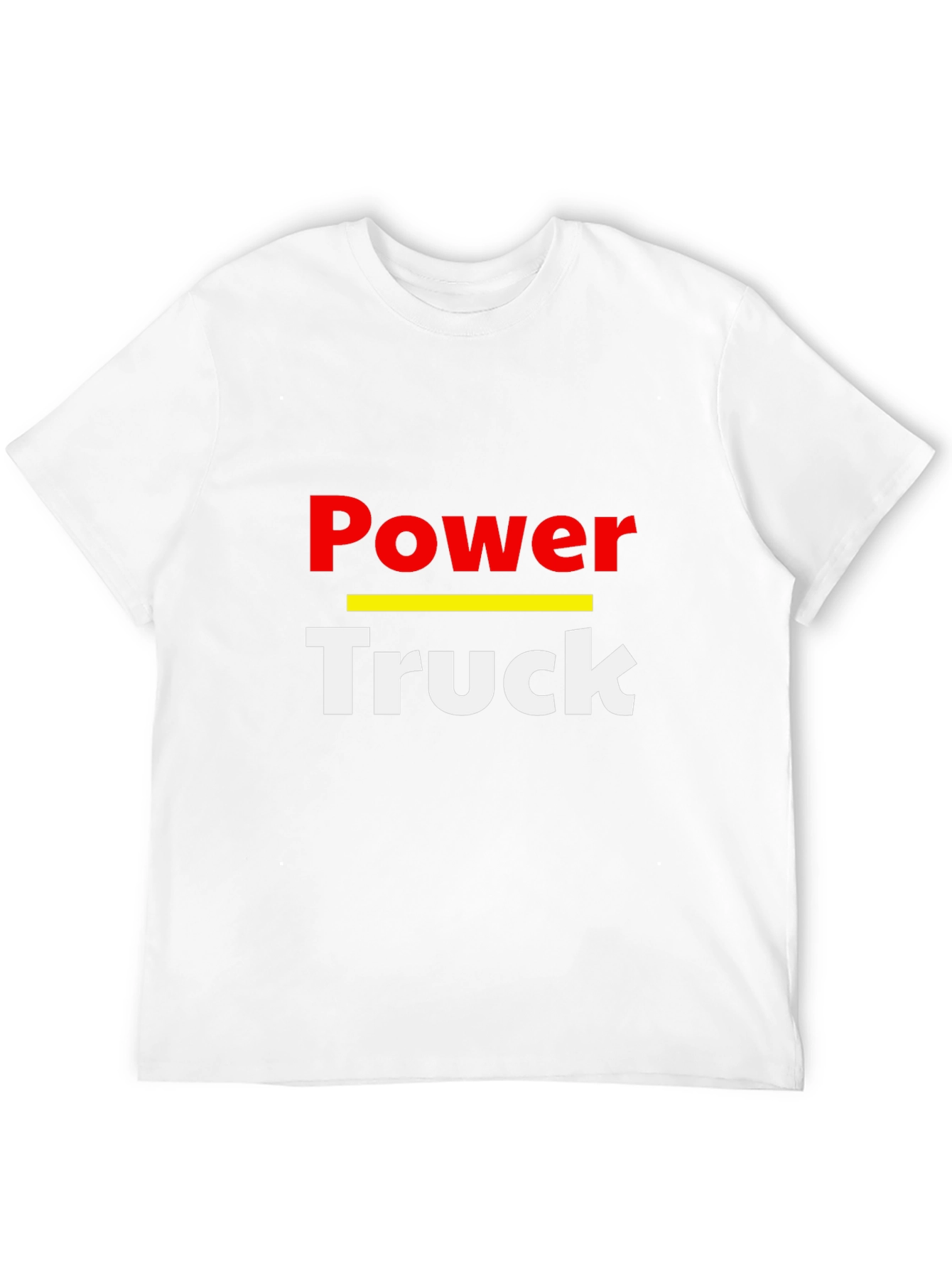 Power Truck Graphic T-Shirt - Black Crew Neck Tee