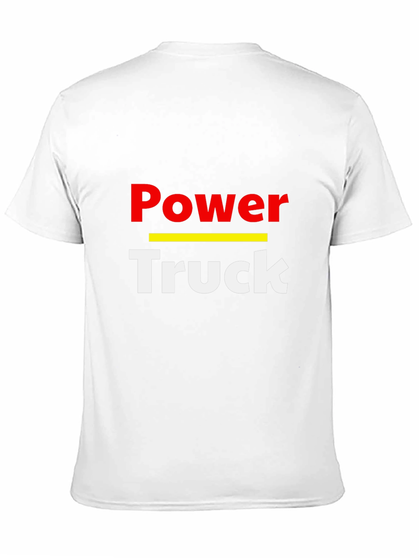 Power Truck Graphic T-Shirt - Black Crew Neck Tee