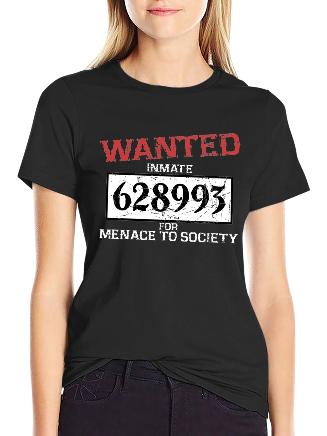 Wanted Inmate T-Shirt: Menace to Society Tee