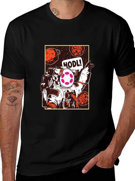 Astronaut HODL T-Shirt - Crypto Space Design