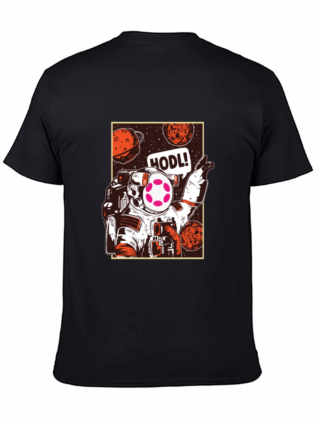 Astronaut HODL T-Shirt - Crypto Space Design