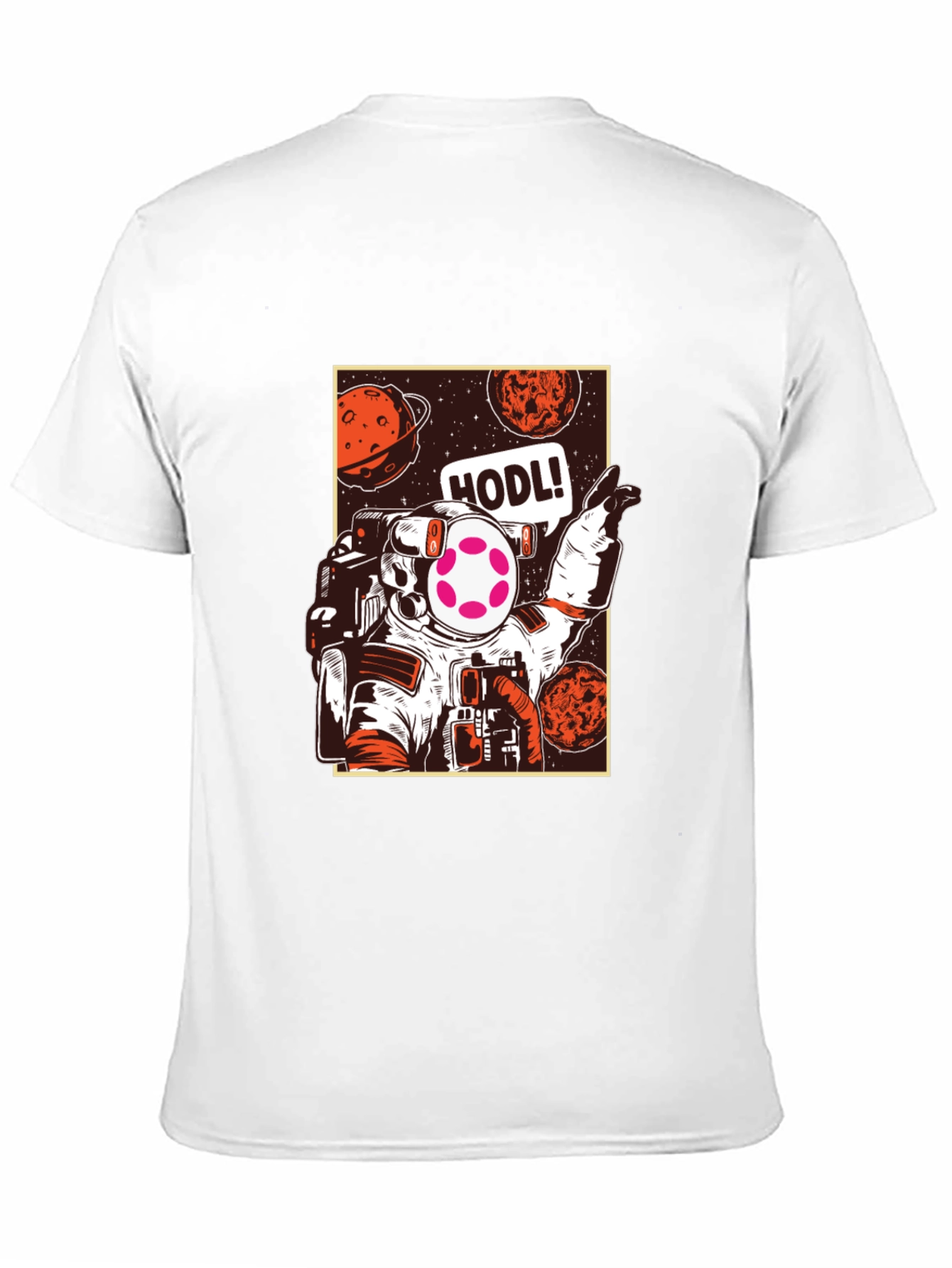 Astronaut HODL T-Shirt - Crypto Space Design