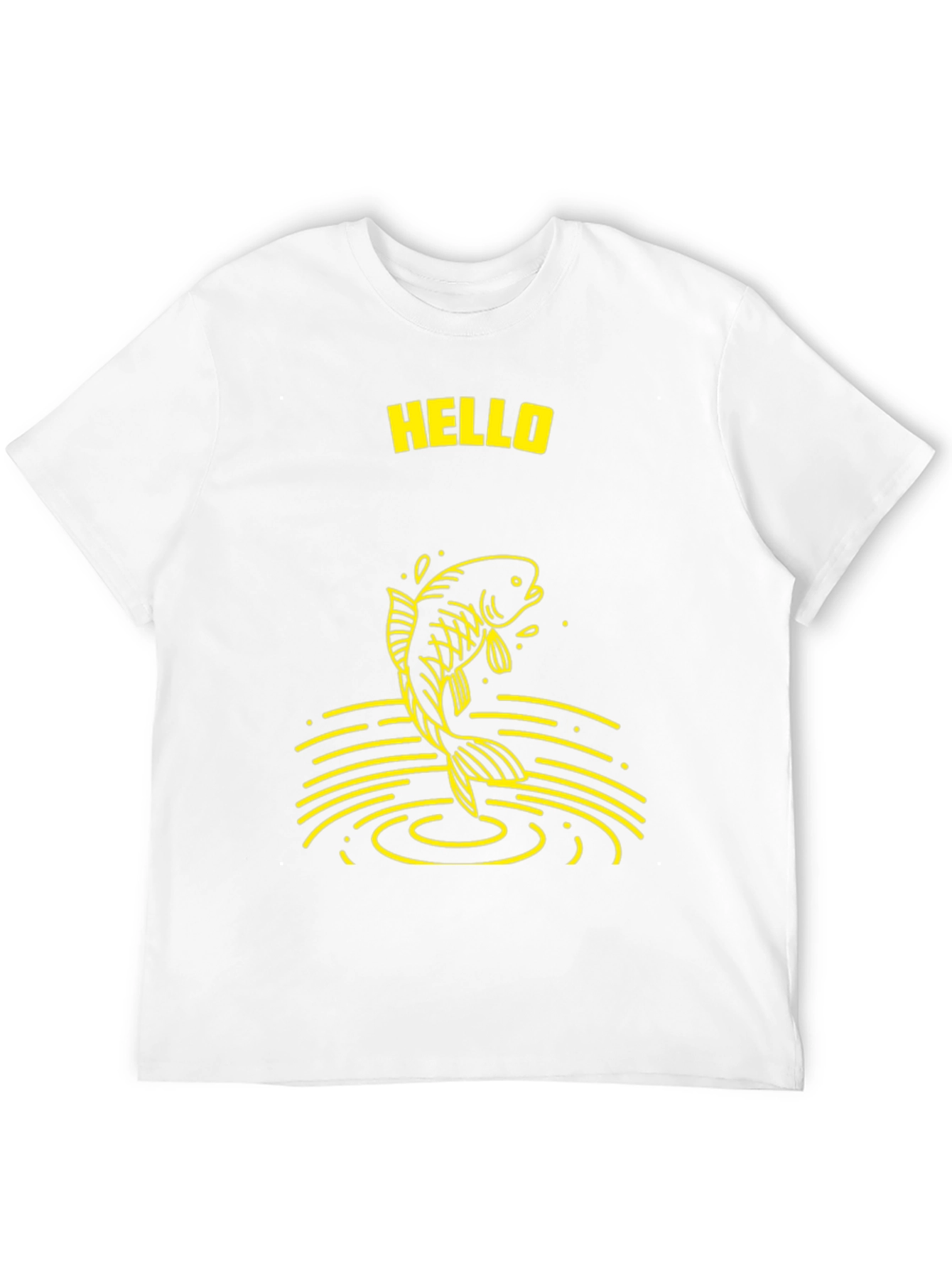 Hello Fish Graphic T-Shirt