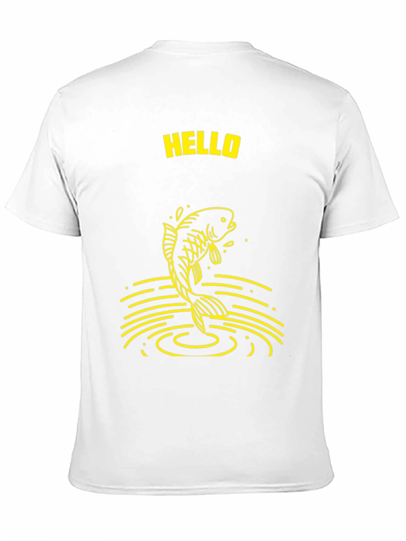 Hello Fish Graphic T-Shirt