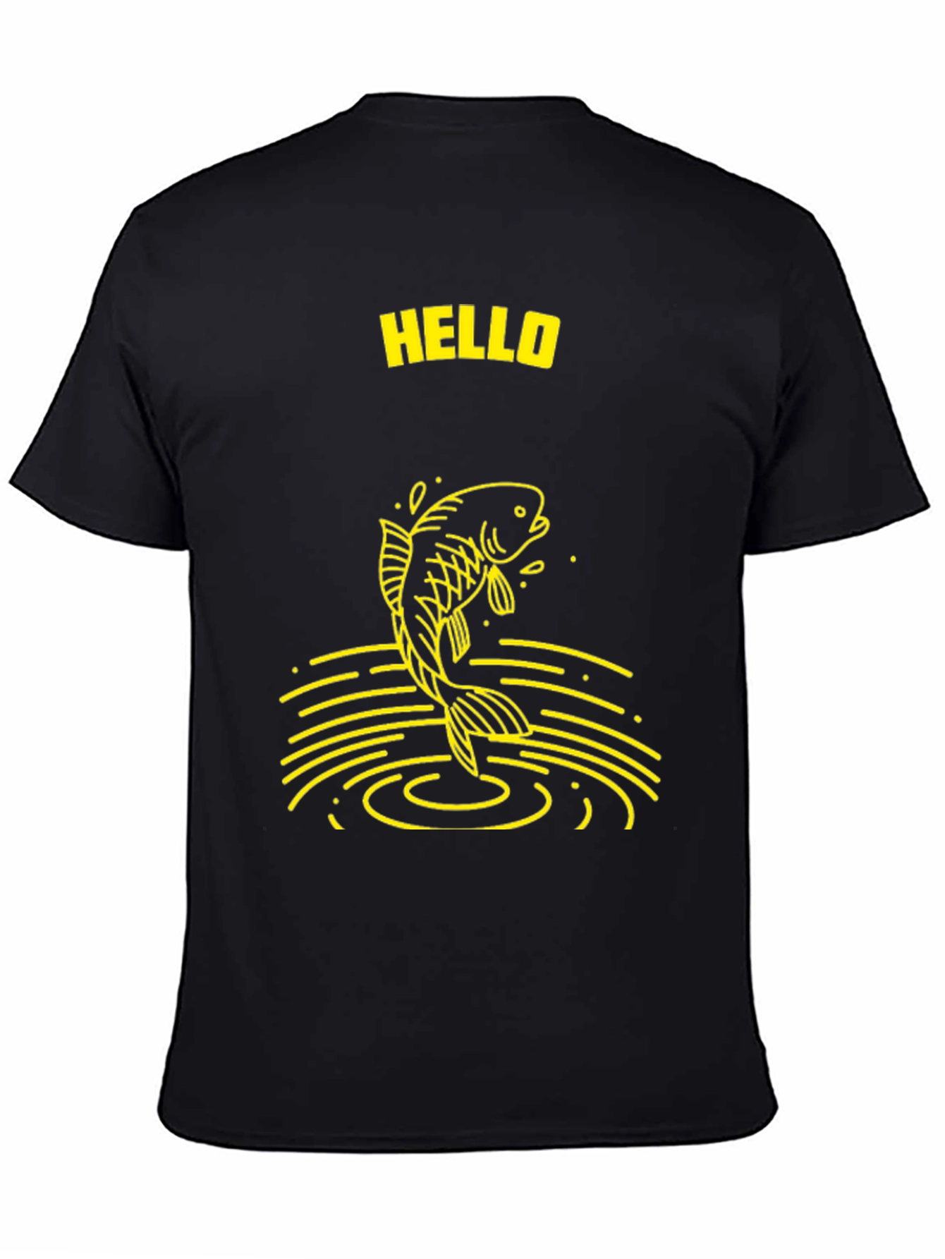 Hello Fish Graphic T-Shirt
