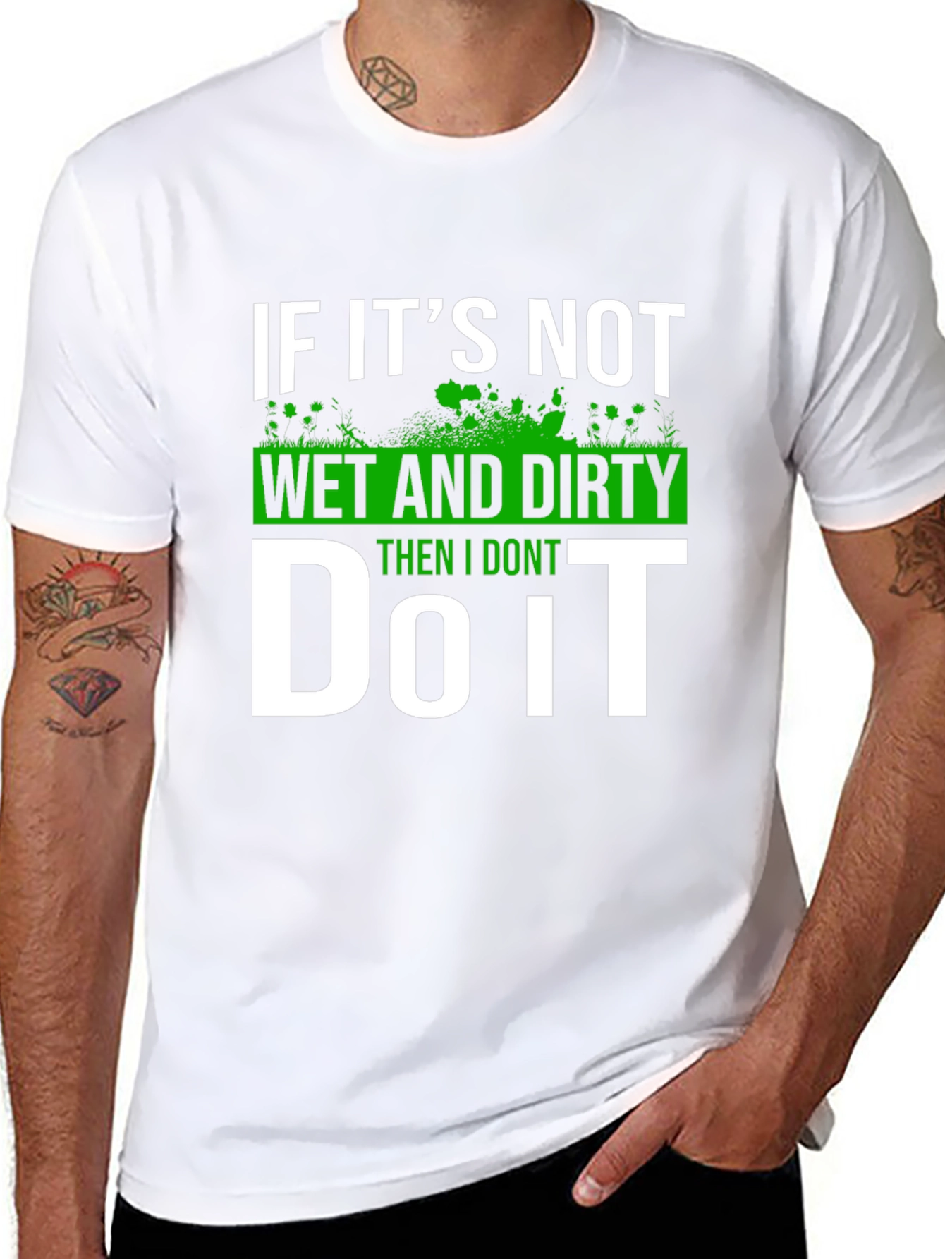 Wet and Dirty T-Shirt - Funny Graphic Tee