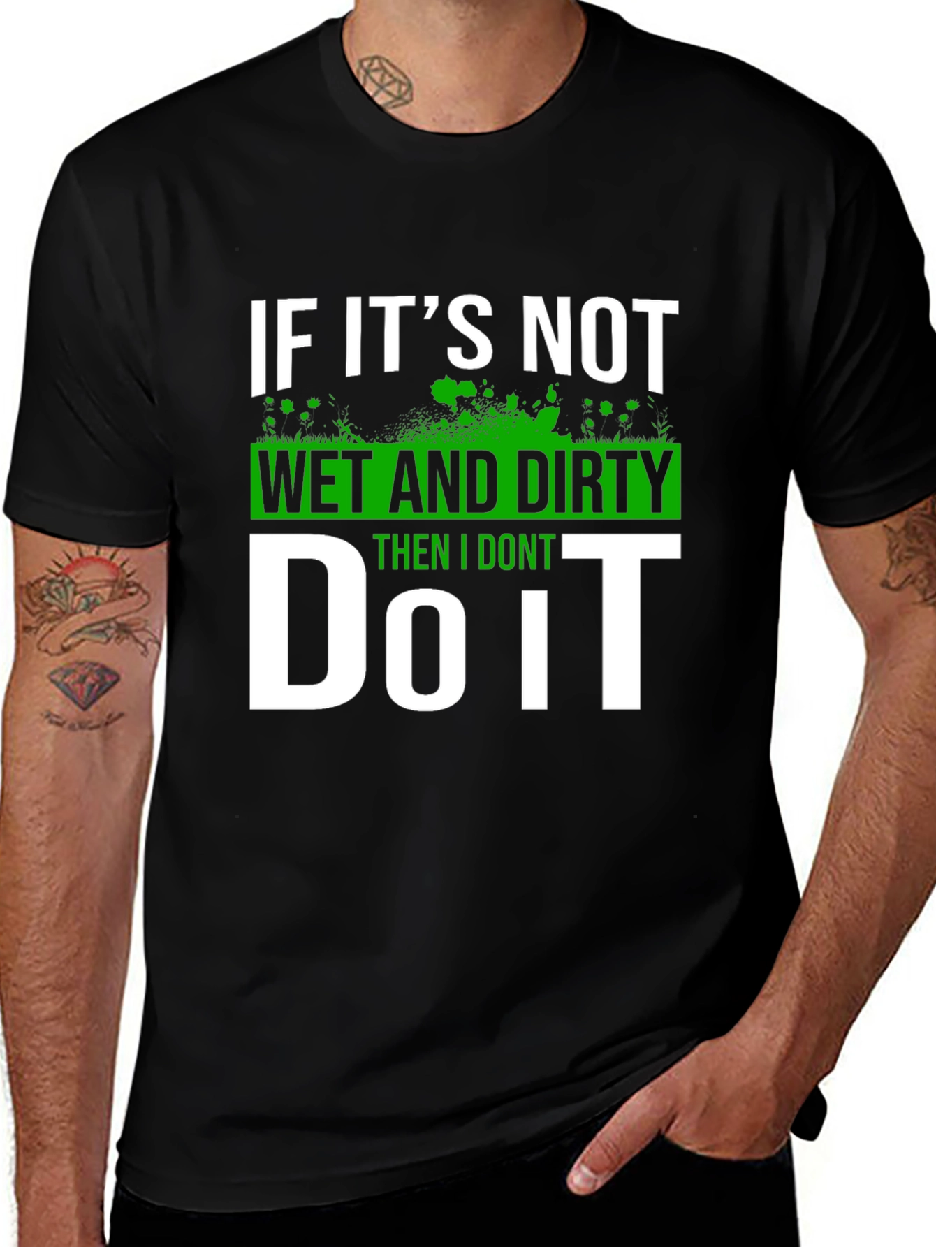 Wet and Dirty T-Shirt - Funny Graphic Tee