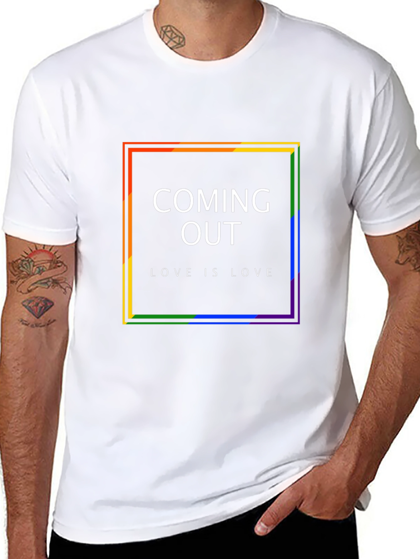 Coming Out Love is Love T-Shirt - LGBTQ+ Pride