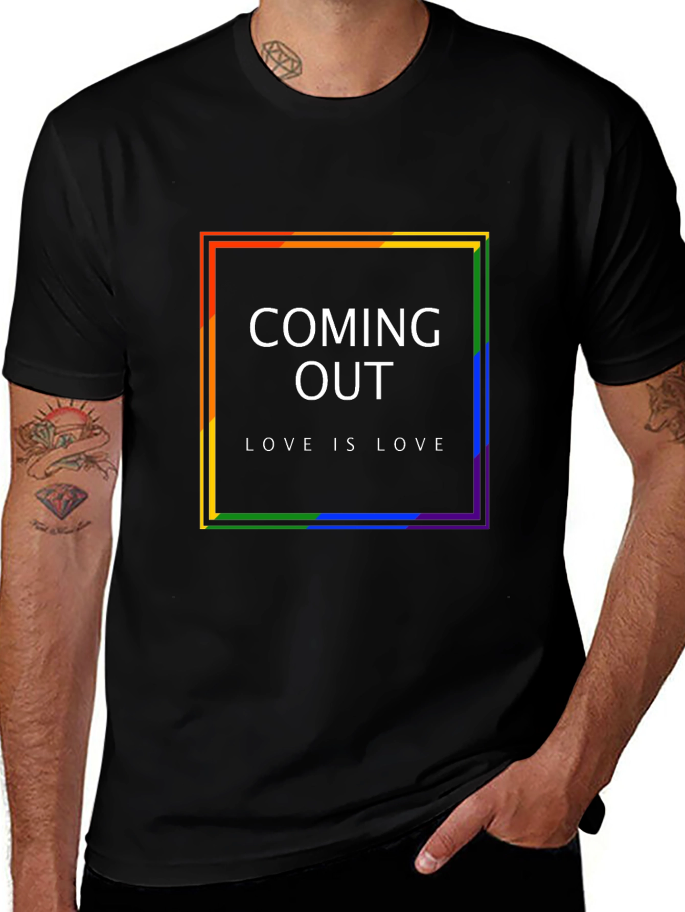Coming Out Love is Love T-Shirt - LGBTQ+ Pride