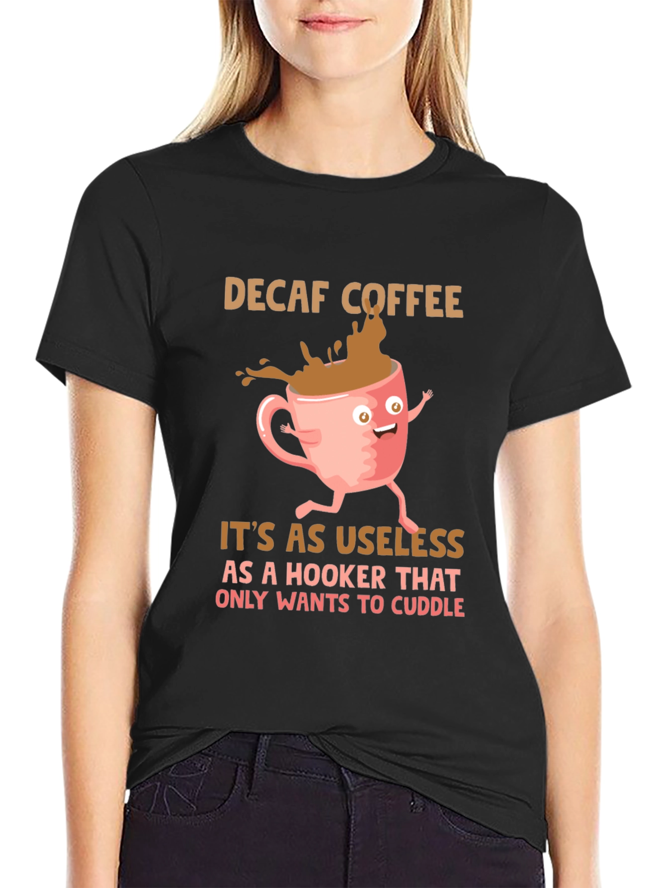 Decaf Coffee Joke T-Shirt