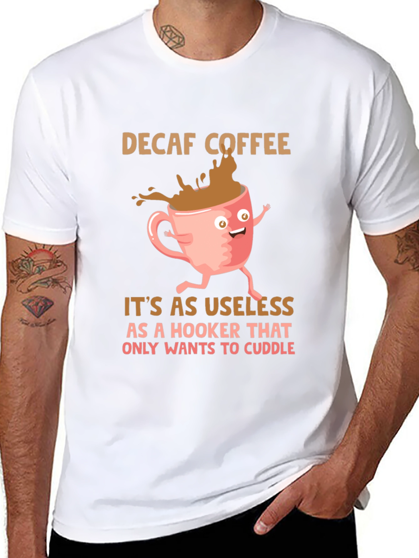 Decaf Coffee Joke T-Shirt