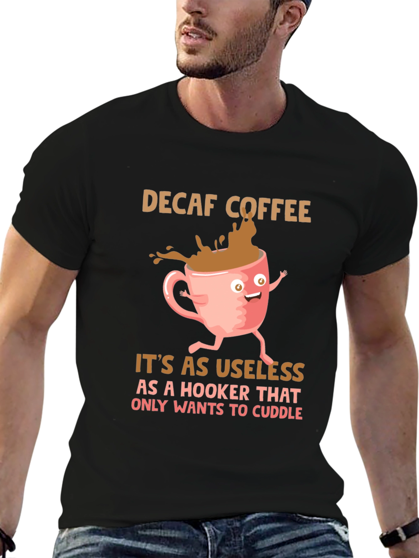 Decaf Coffee Joke T-Shirt