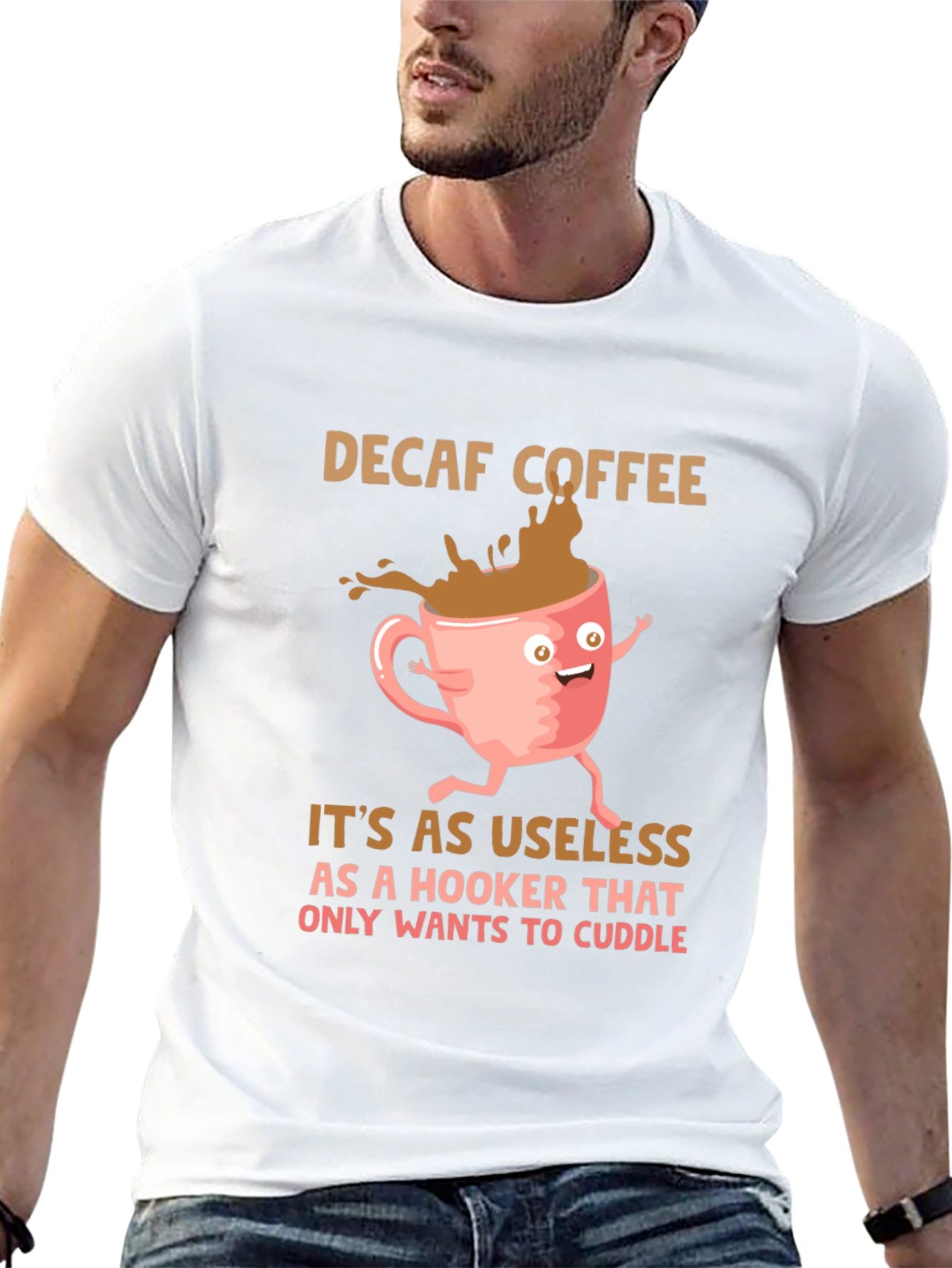 Decaf Coffee Joke T-Shirt