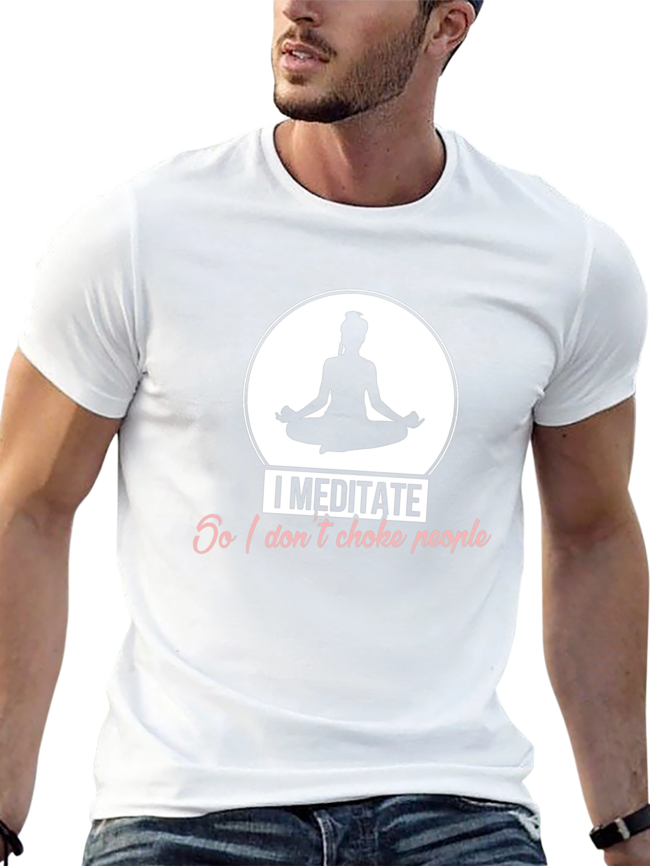 Meditate Dont Choke People T-Shirt