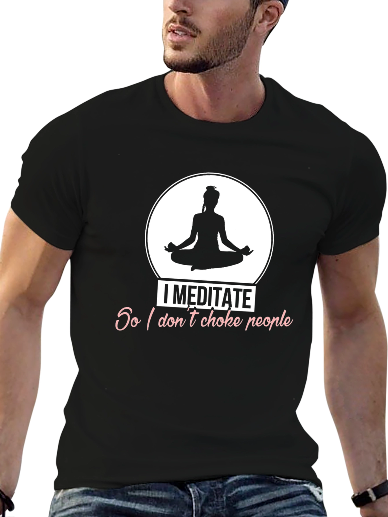 Meditate Dont Choke People T-Shirt