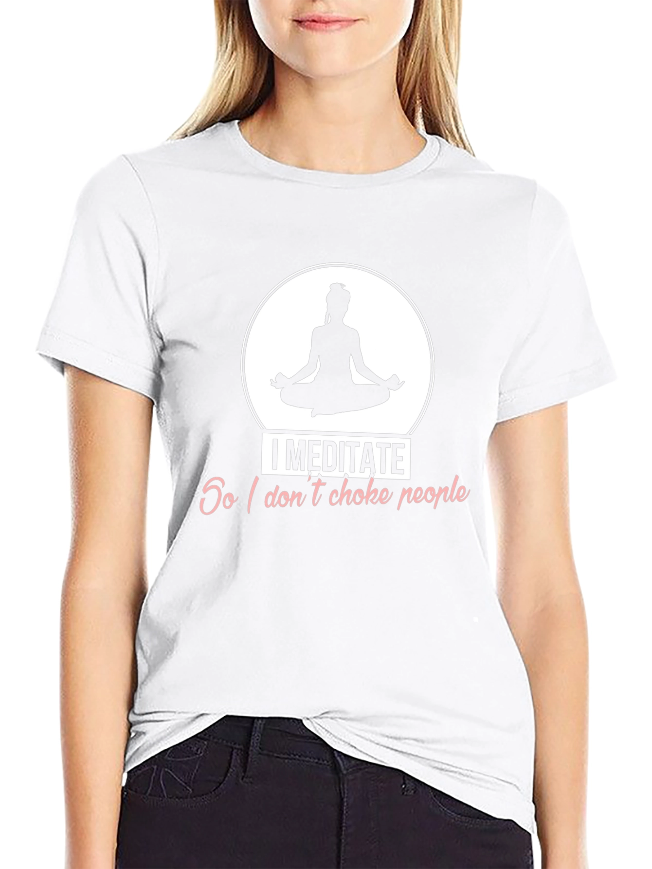 Meditate Dont Choke People T-Shirt