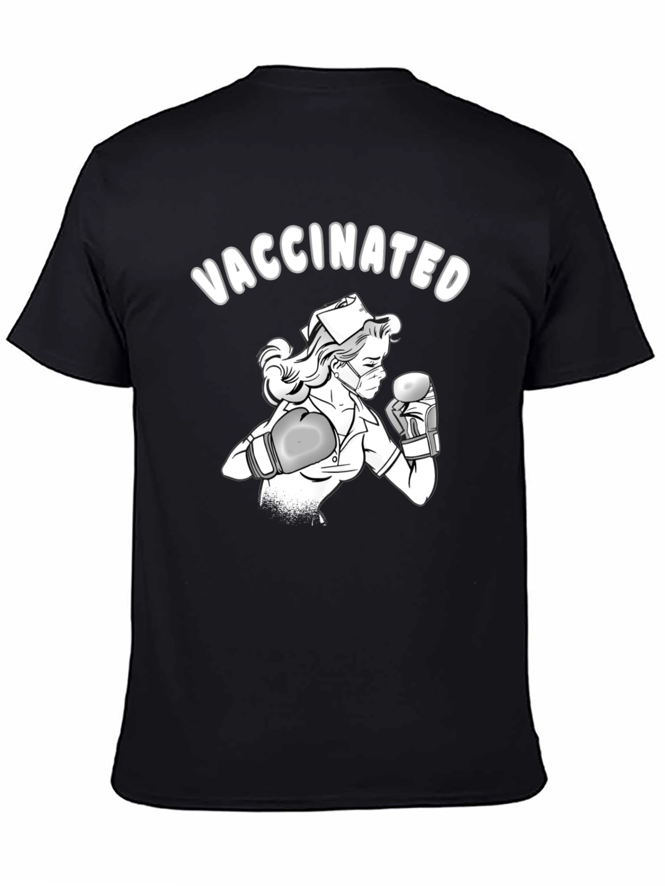 Vaccinated Nurse Boxing T-Shirt