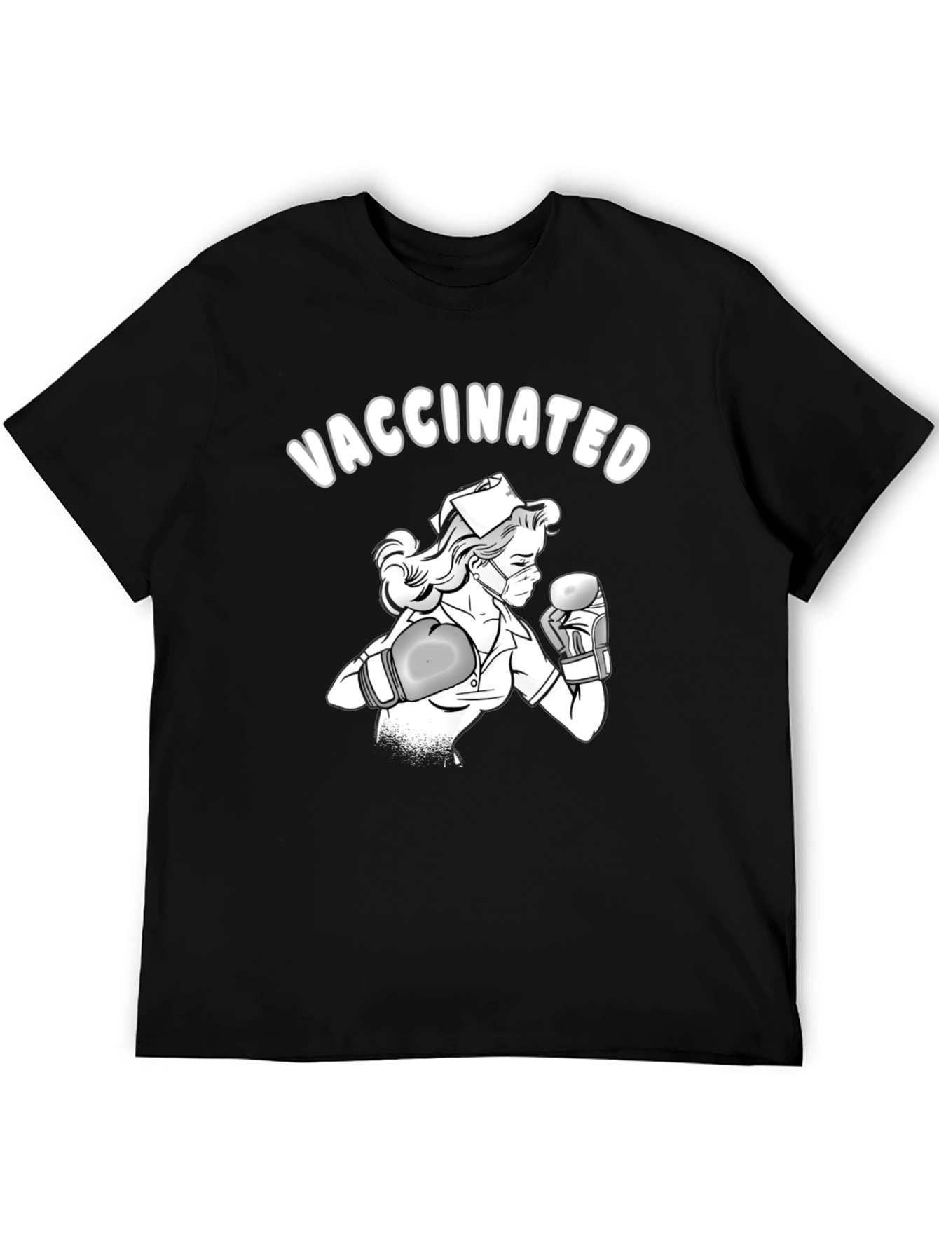 Vaccinated Nurse Boxing T-Shirt